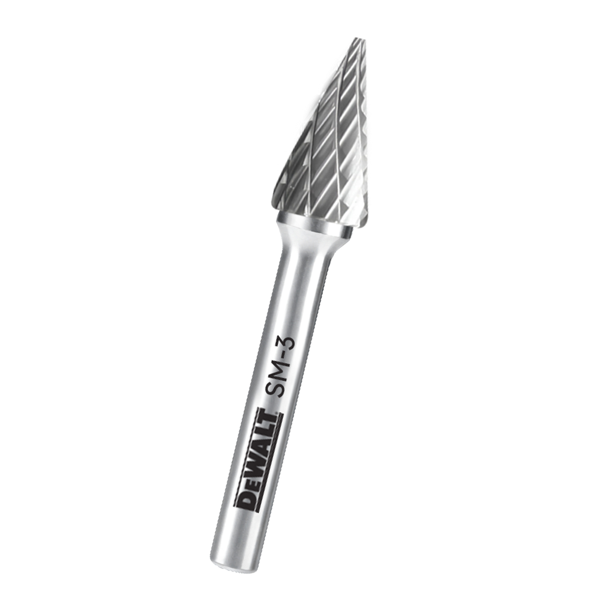 DeWalt Carbide Burr — SM-3, Premium C10 Tungsten Carbide, Double-Cut Teeth, Model# DXCBTJSM3