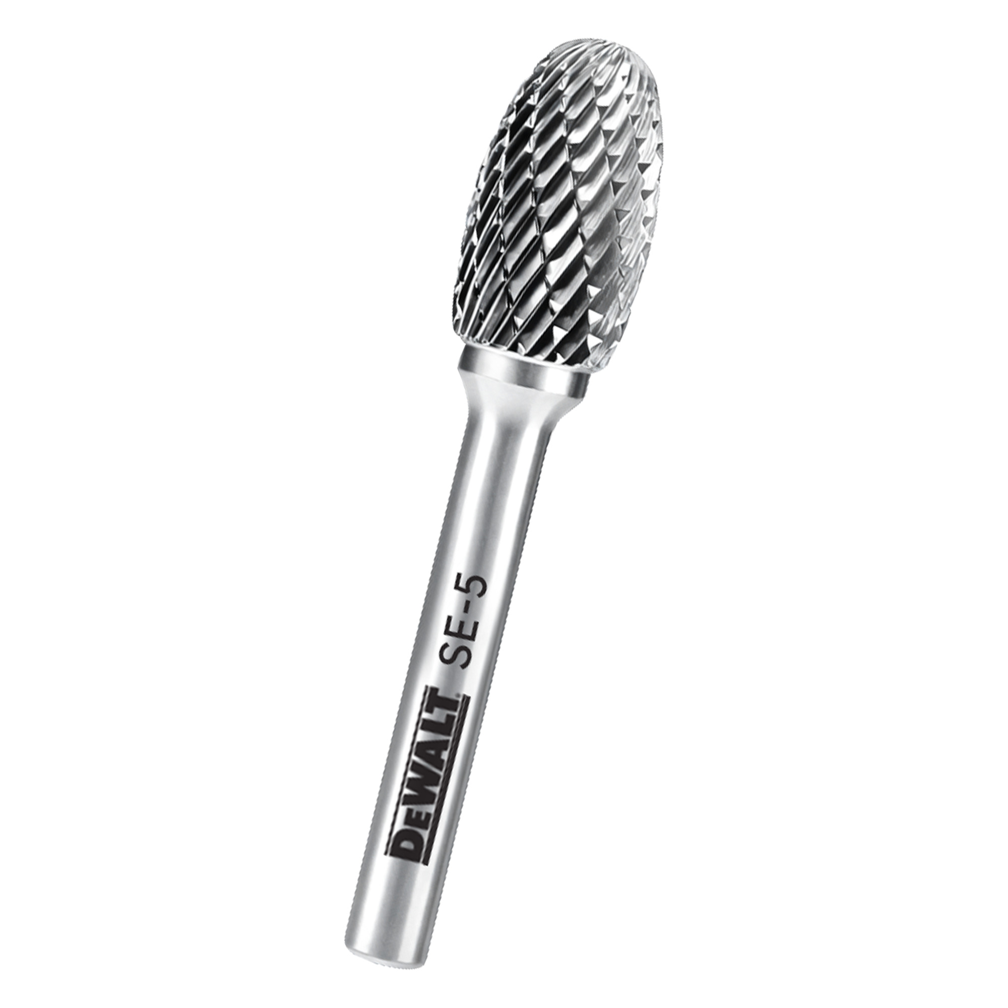 DeWalt Carbide Burr — SE-5, C10 Tungsten Carbide, Double-Cut Teeth, Model# DXCBTJSE5