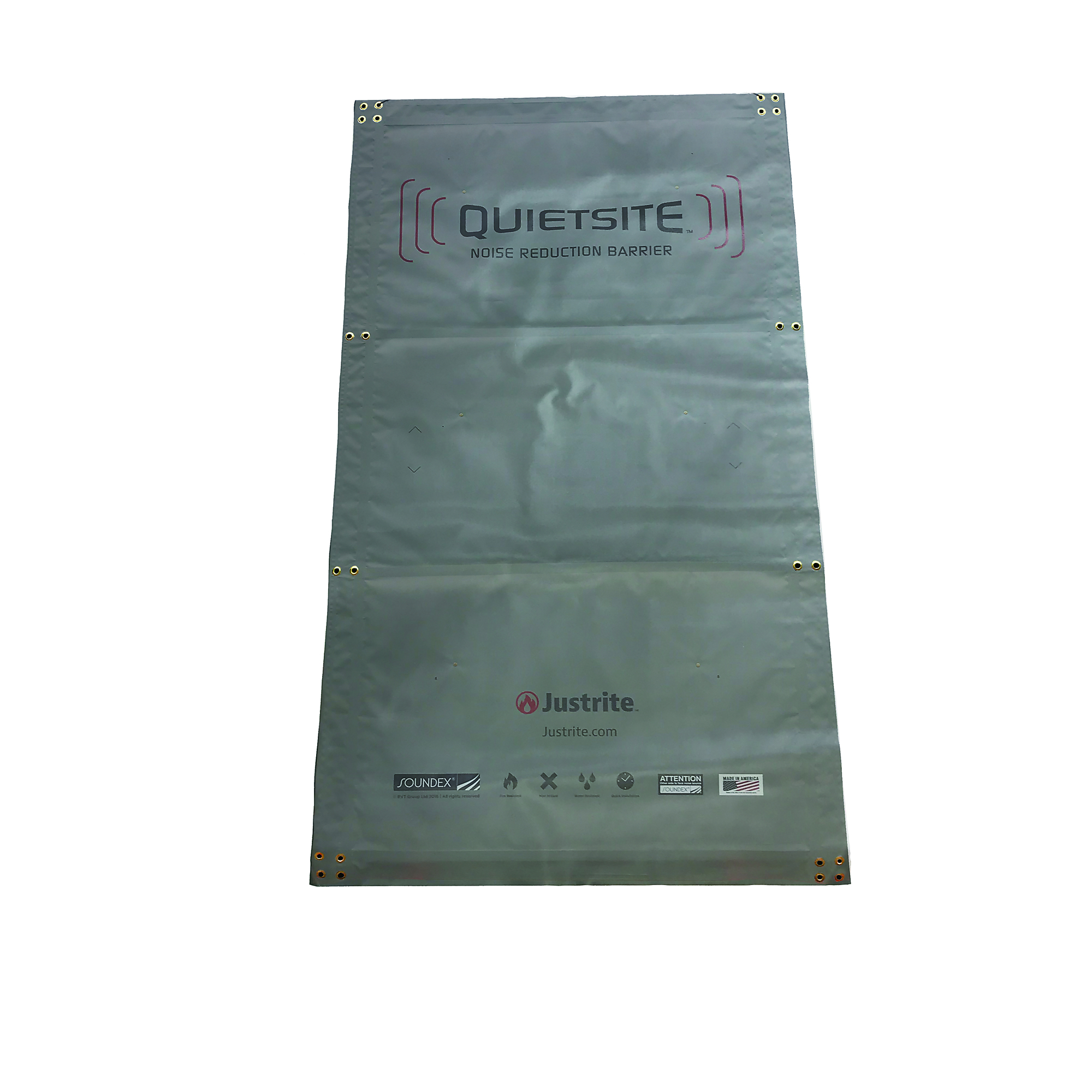 Justrite QuietSite Basic Sound Barrier Panel — 4ft. x 8ft., Model# 26464