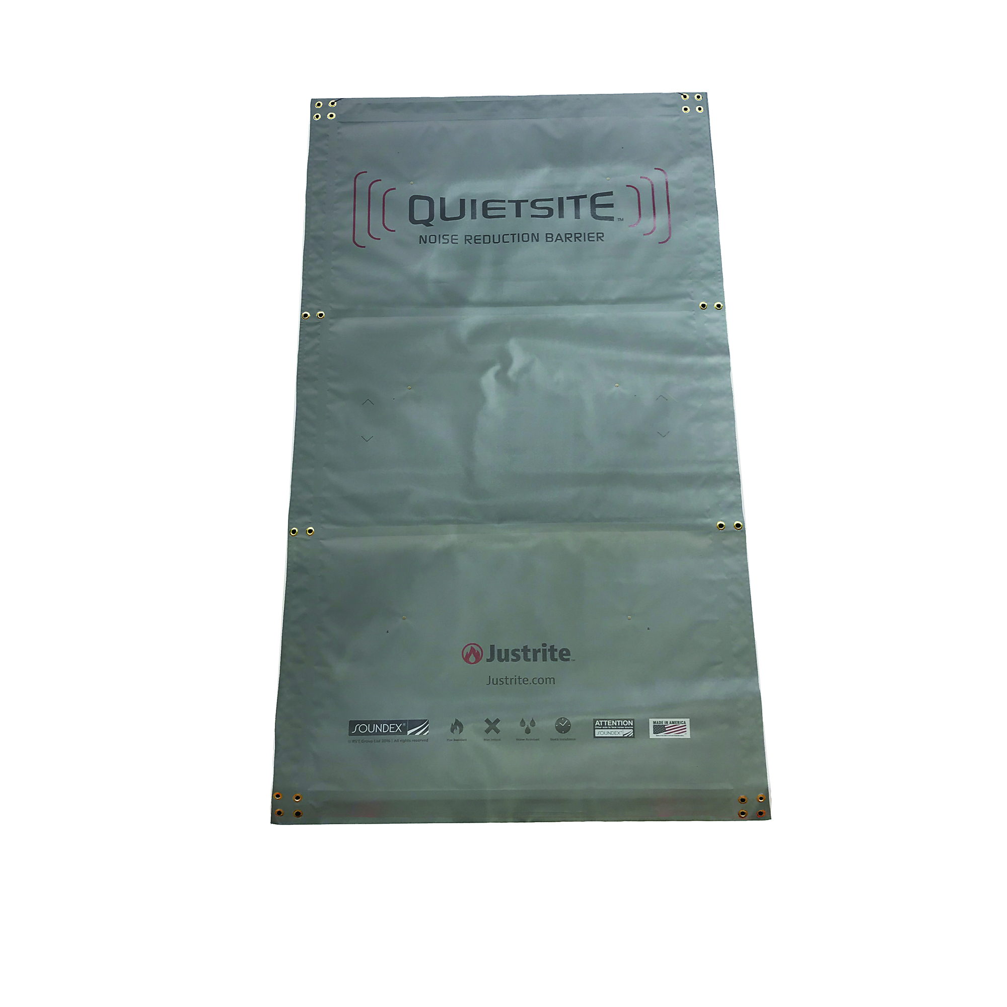 Justrite QuietSite Premium Sound Barrier Panel — 4ft. x 8ft., Model# 26466