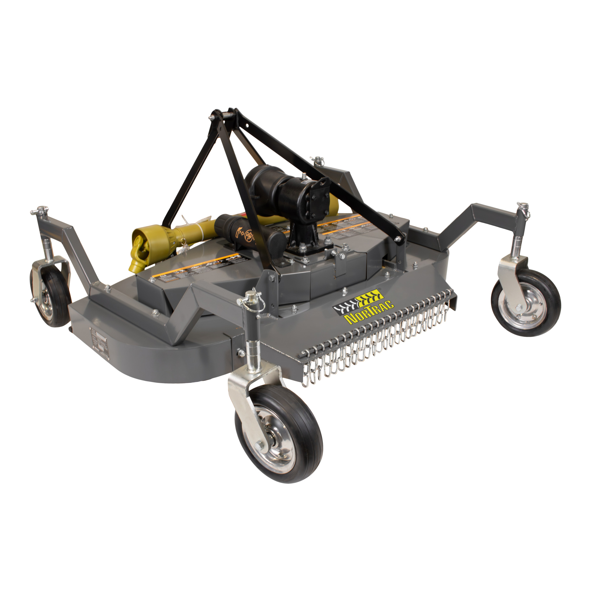 NorTrac 3-Point Finish Mower — 60in., Cat 1, Height-Adjustable Wheels, Rear Safety Chains, Model# BE-FM60RDGS