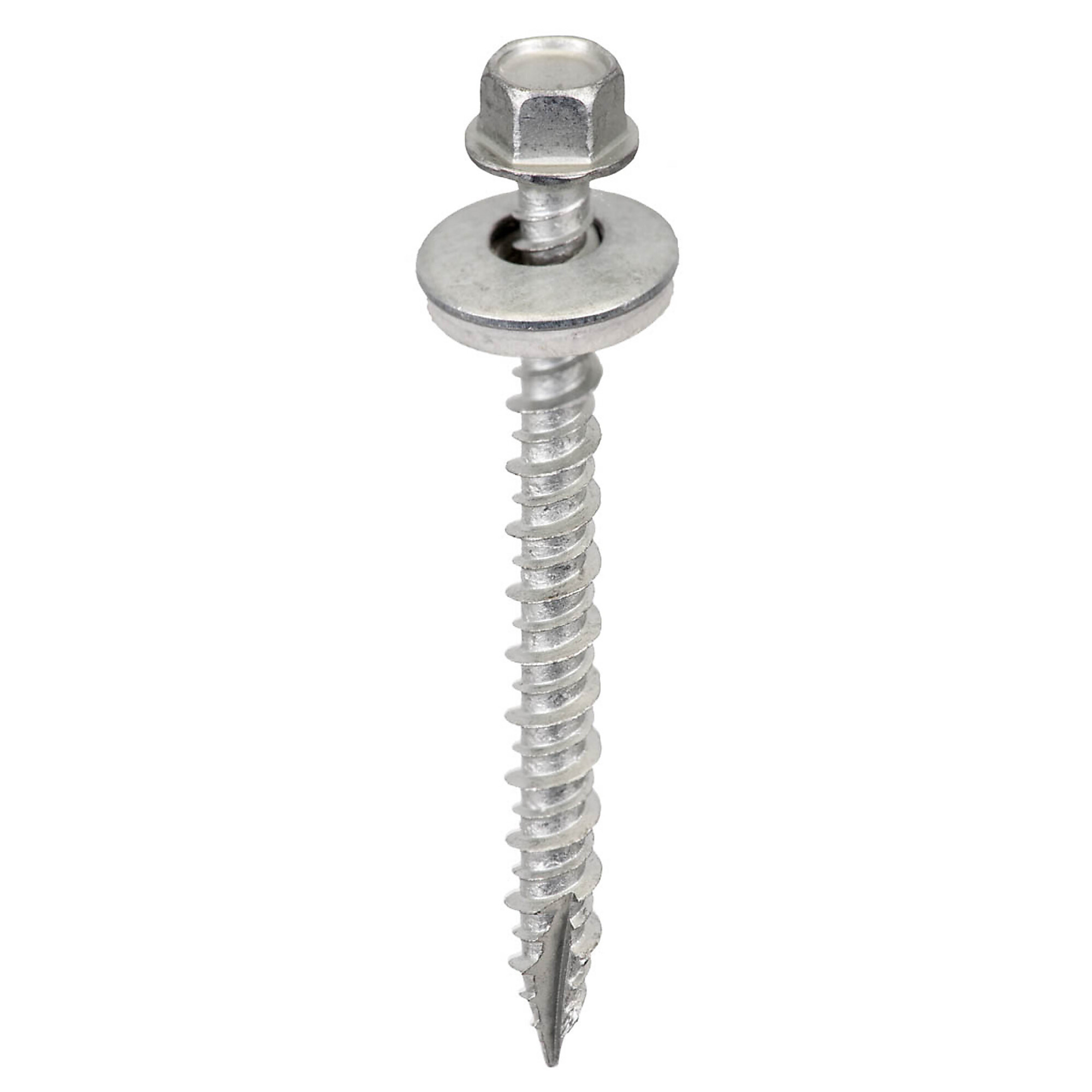 Acorn Hardware Galvanized Hex Metal-to-Wood Screws — #9 x 2in., 250-Pc. Bag, Model# SW-MW2G250
