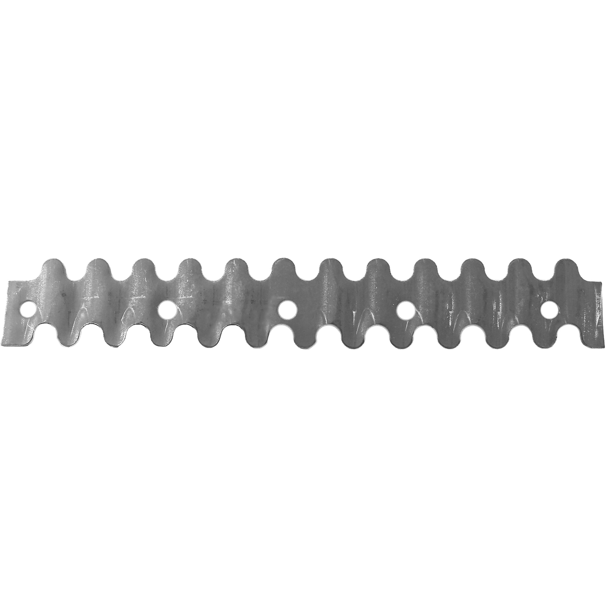 Acorn Hardware Galvanized Wall Tie — 6 3/8in. x 7/8in., ZigZag Edge, 500 Pcs, Model# WT-ZZ