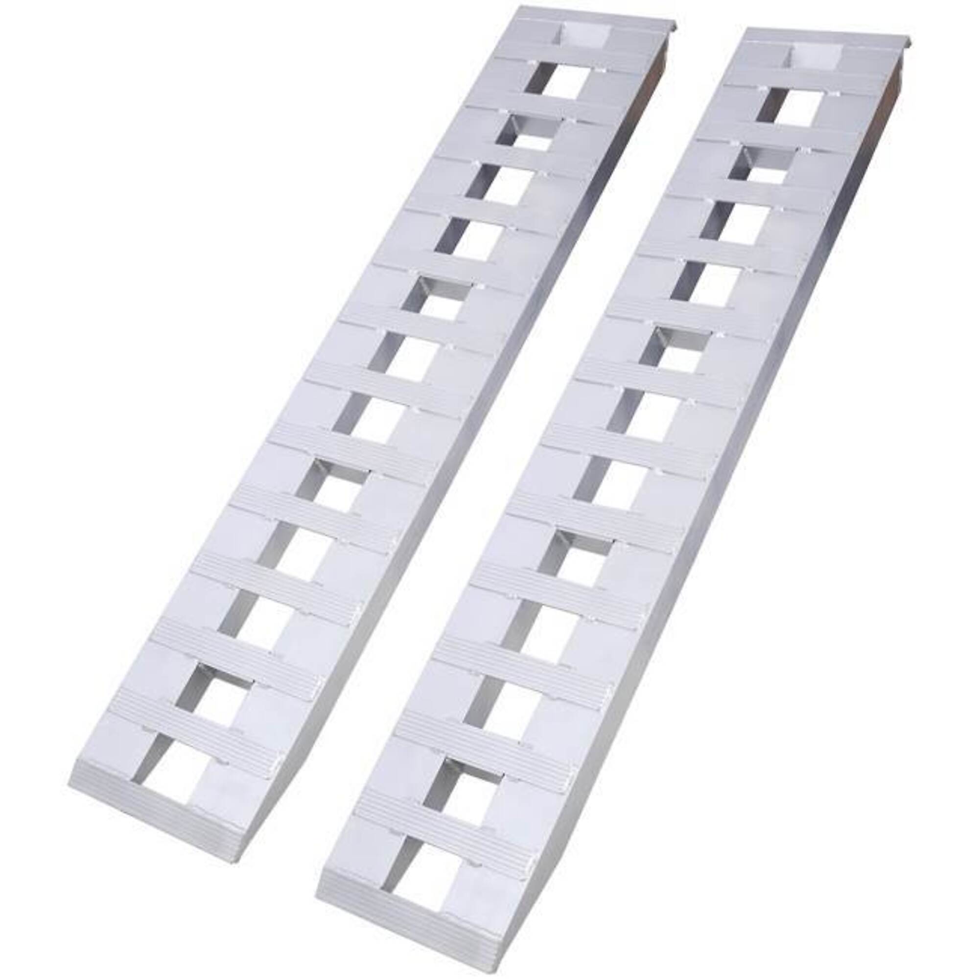 TMB Heavy-Duty Loading Ramps — 72in. x 14in., 6600-Lb. Capacity, Aluminum Alloy, 2-Pack, Model# BAC-W465104162