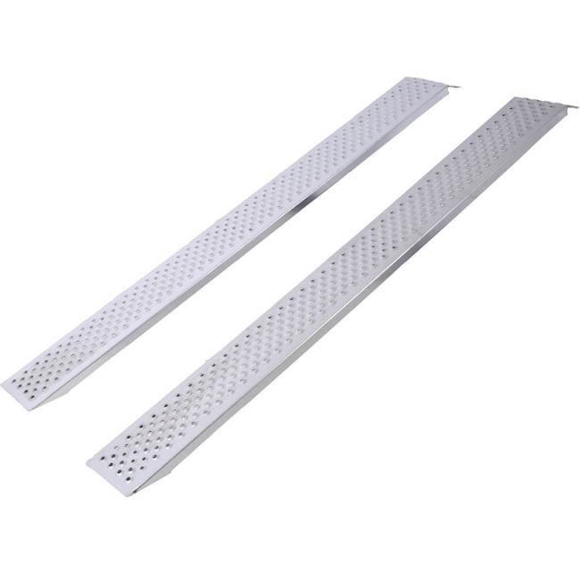 TMB Lightweight Aluminum Loading Ramps — 78in. x 8.5in., 880-Lb. Capacity, 2 Pack, Model# BAC-W465141442