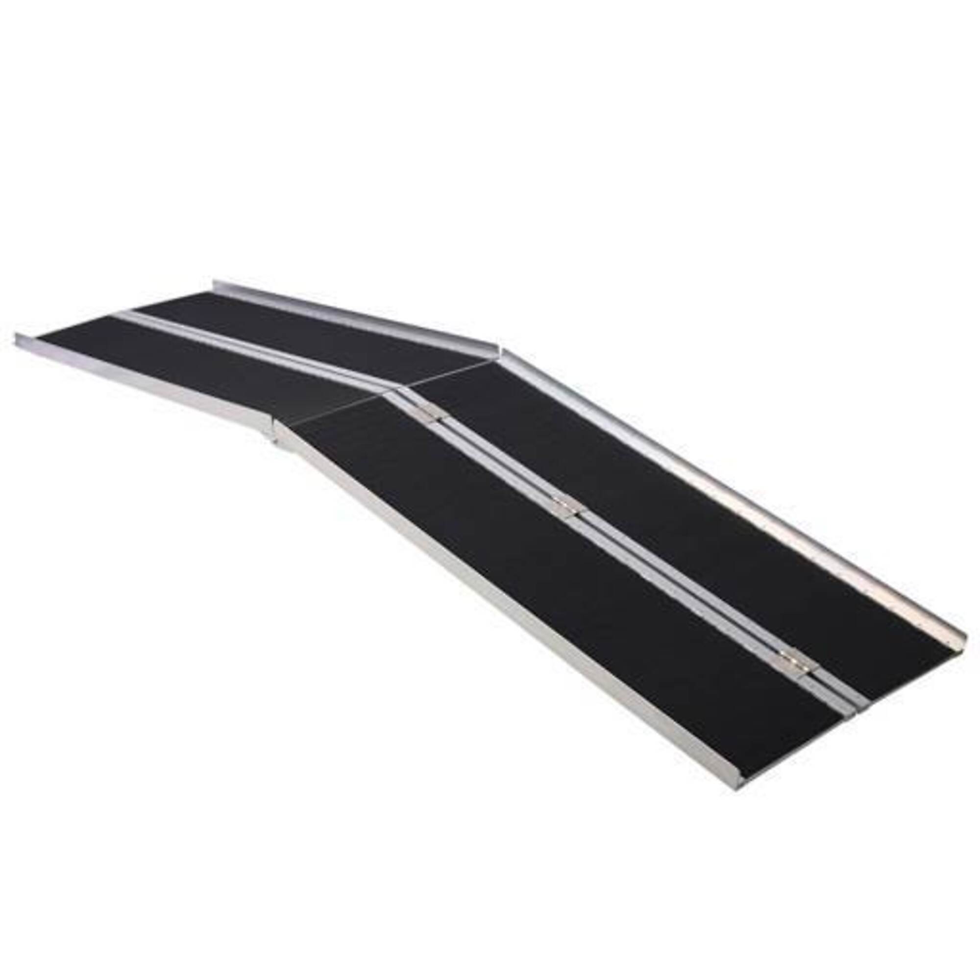 8' Foldable Wheelchair Ramp 600 lb Capacity, BAC-W46527263