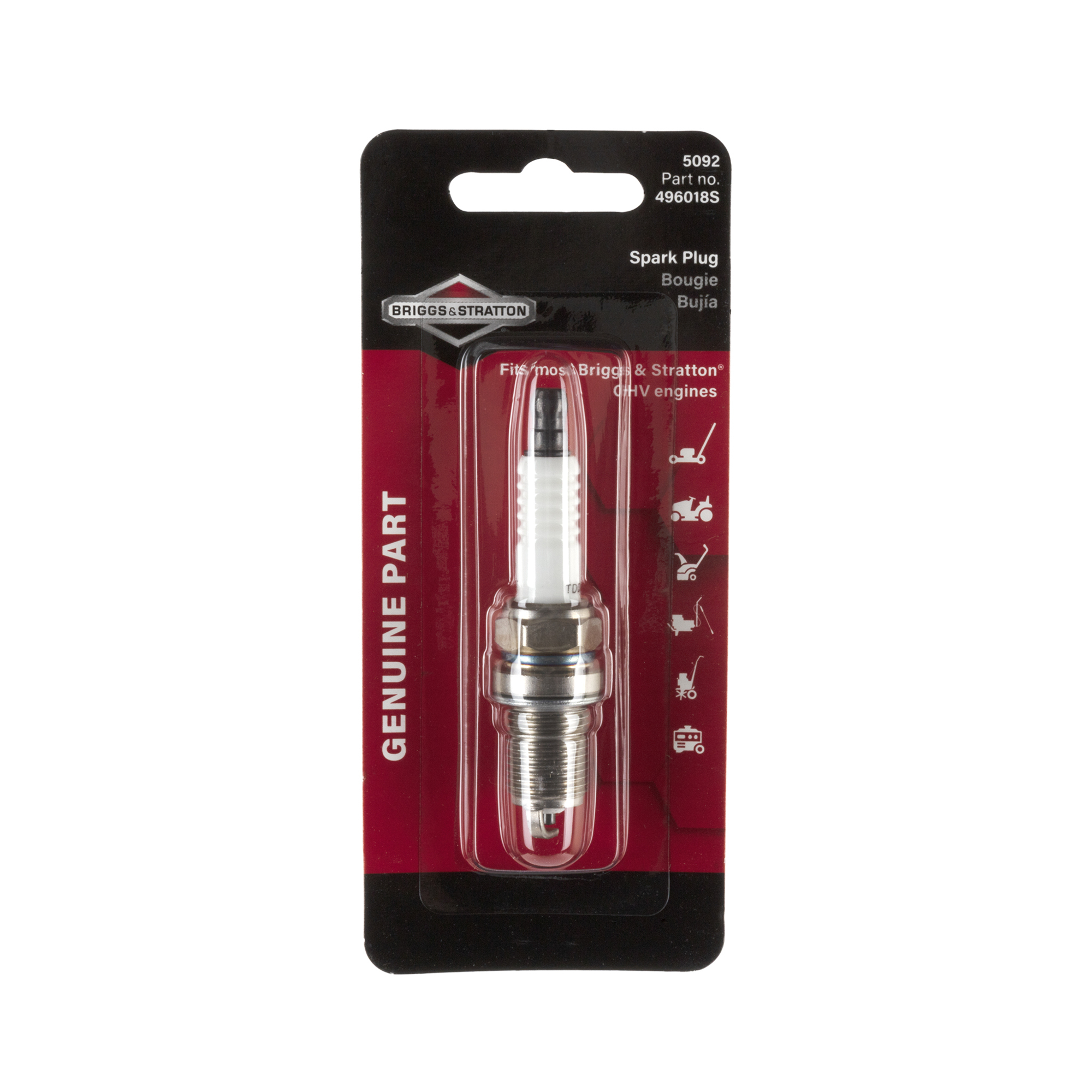 Briggs & Stratton Spark Plug, RC14YC, Model# 5092K