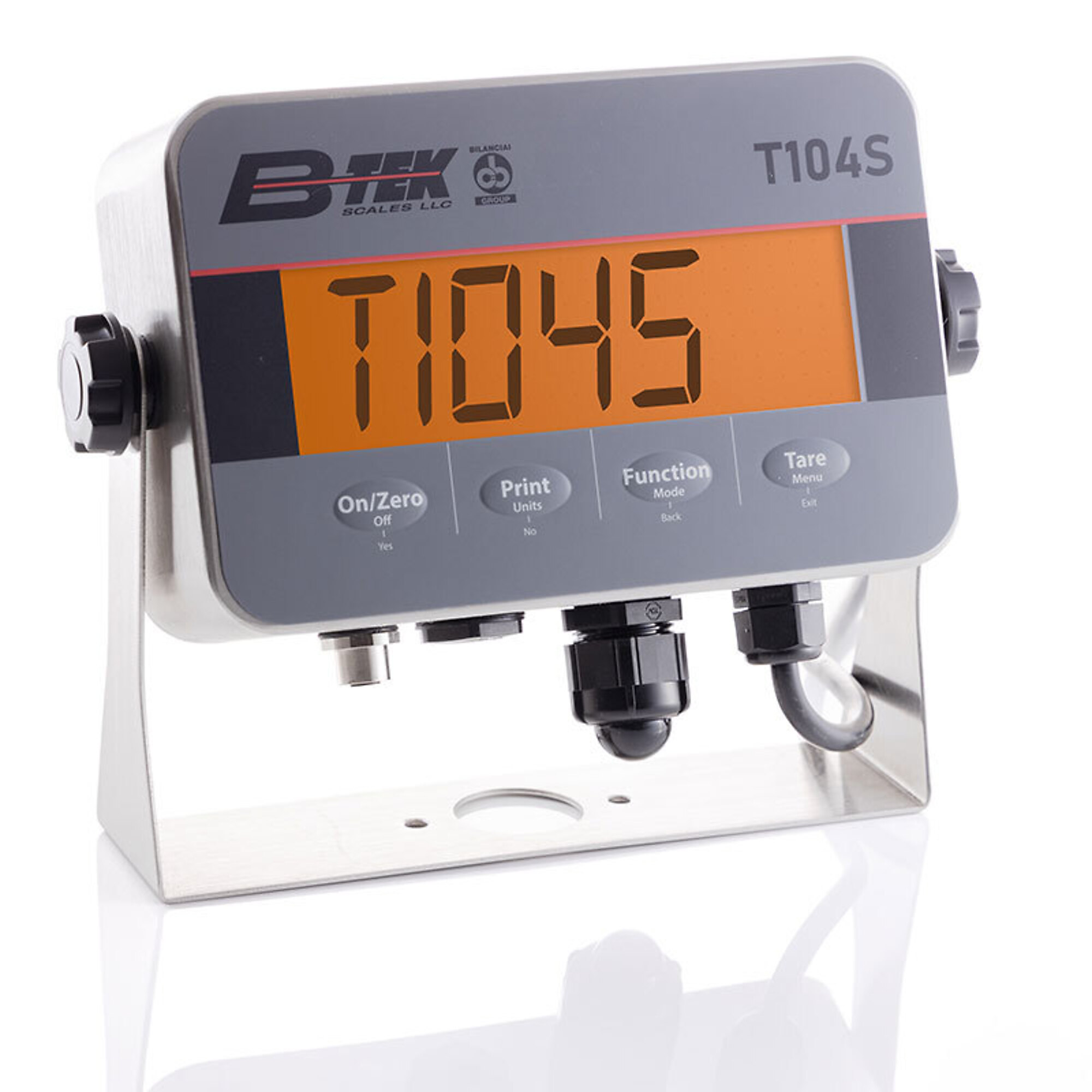 B-TEK T104S Stainless Indicator Used with Industrial Standard Scales