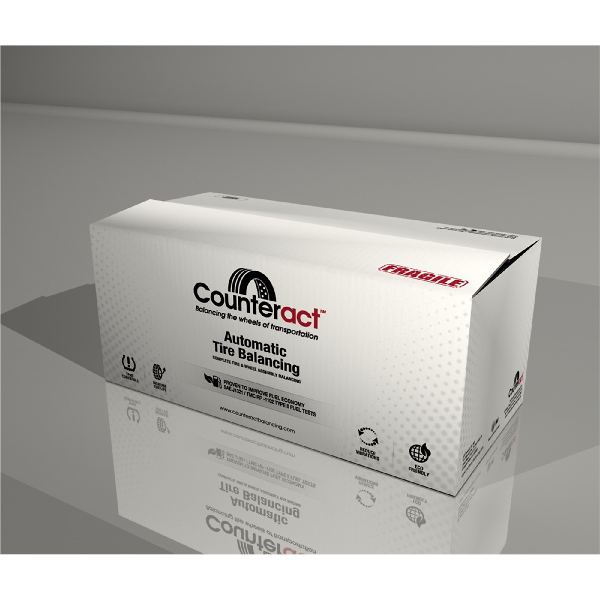 Counteract Balancing Beads — 52 Pcs, 8 Oz. Each, Includes Valve Caps and Vortex Valve Cores, Model# COUCBB8OZ