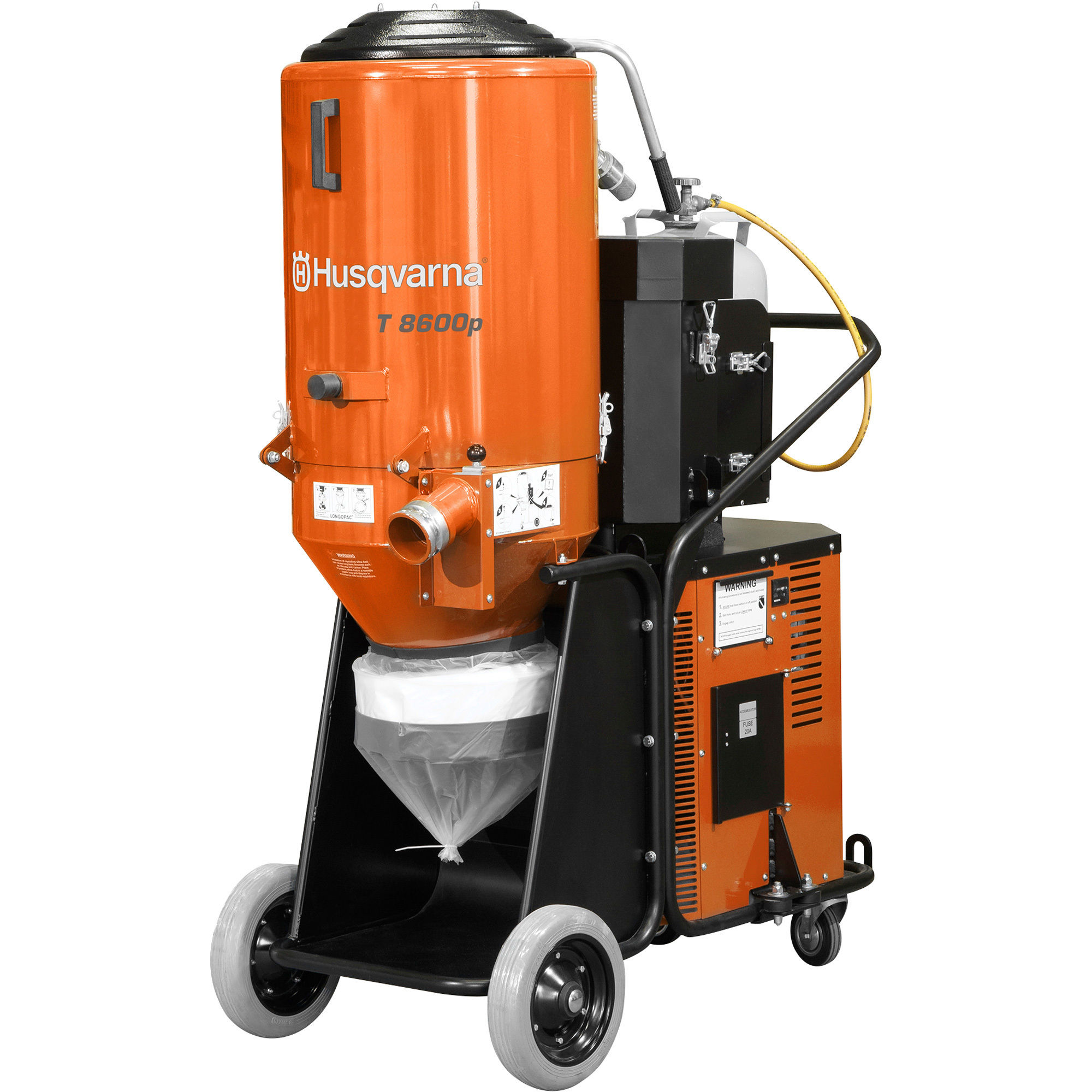 Husqvarna HEPA Dust Extractor, 410 CFM, Propane Engine, Model# T8600P