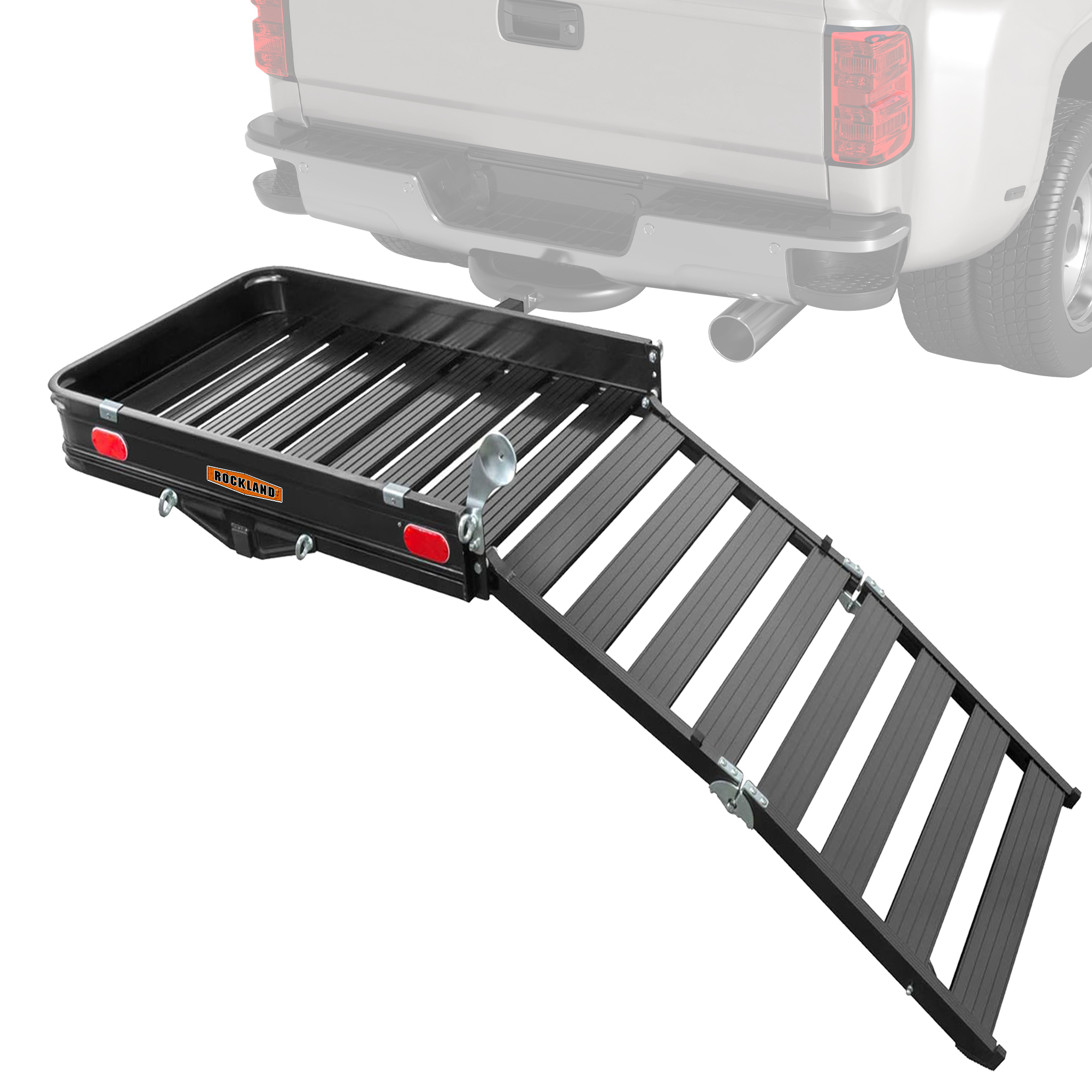 Aluminum cargo carrier 60X30in with ramp