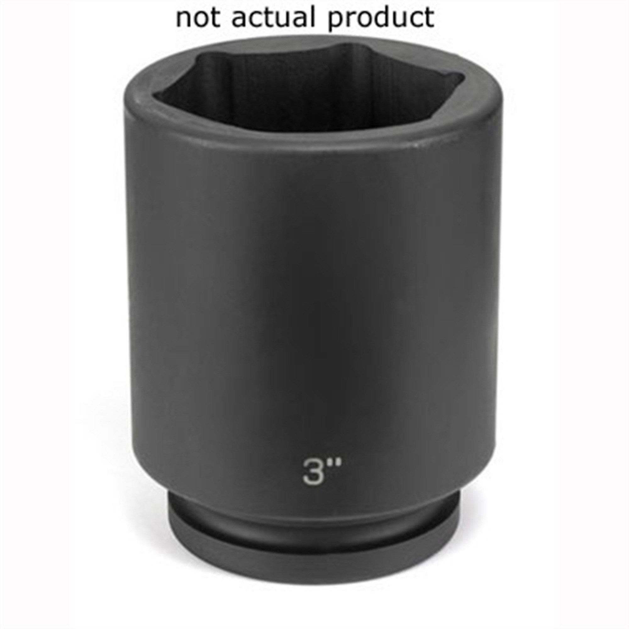 SOC 2-3/8 1D IMP 6PT DP BLK