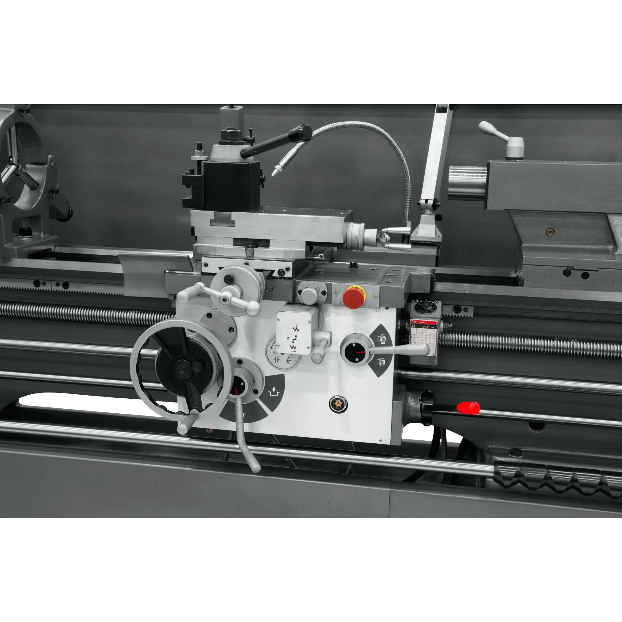 JET ZX-Series Large Spindle Bore Lathe with Acu-Rite 203 DRO, 16in