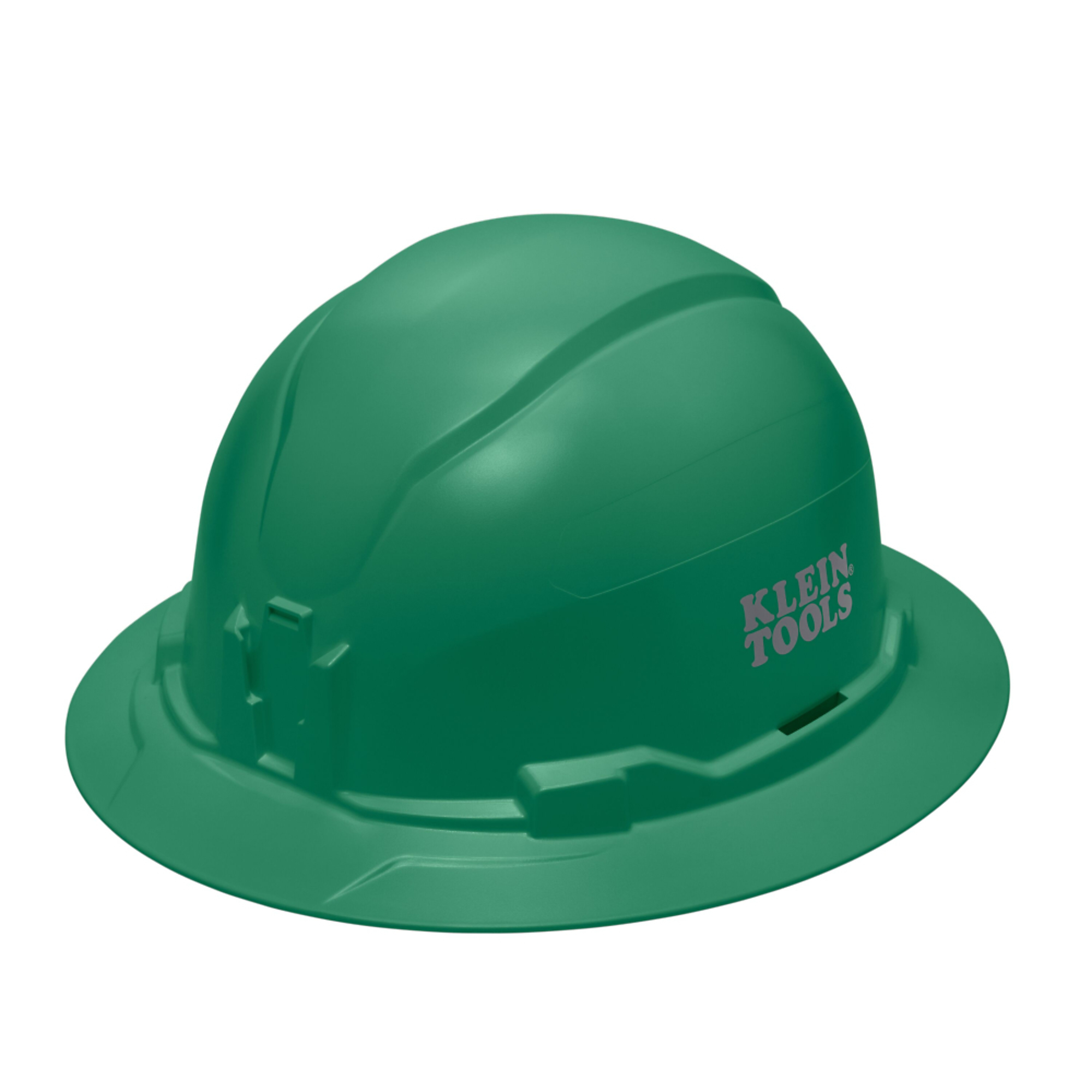 Hard Hat, Non-Vented, Full Brim Style, Green, Klein Tools Model# 60940