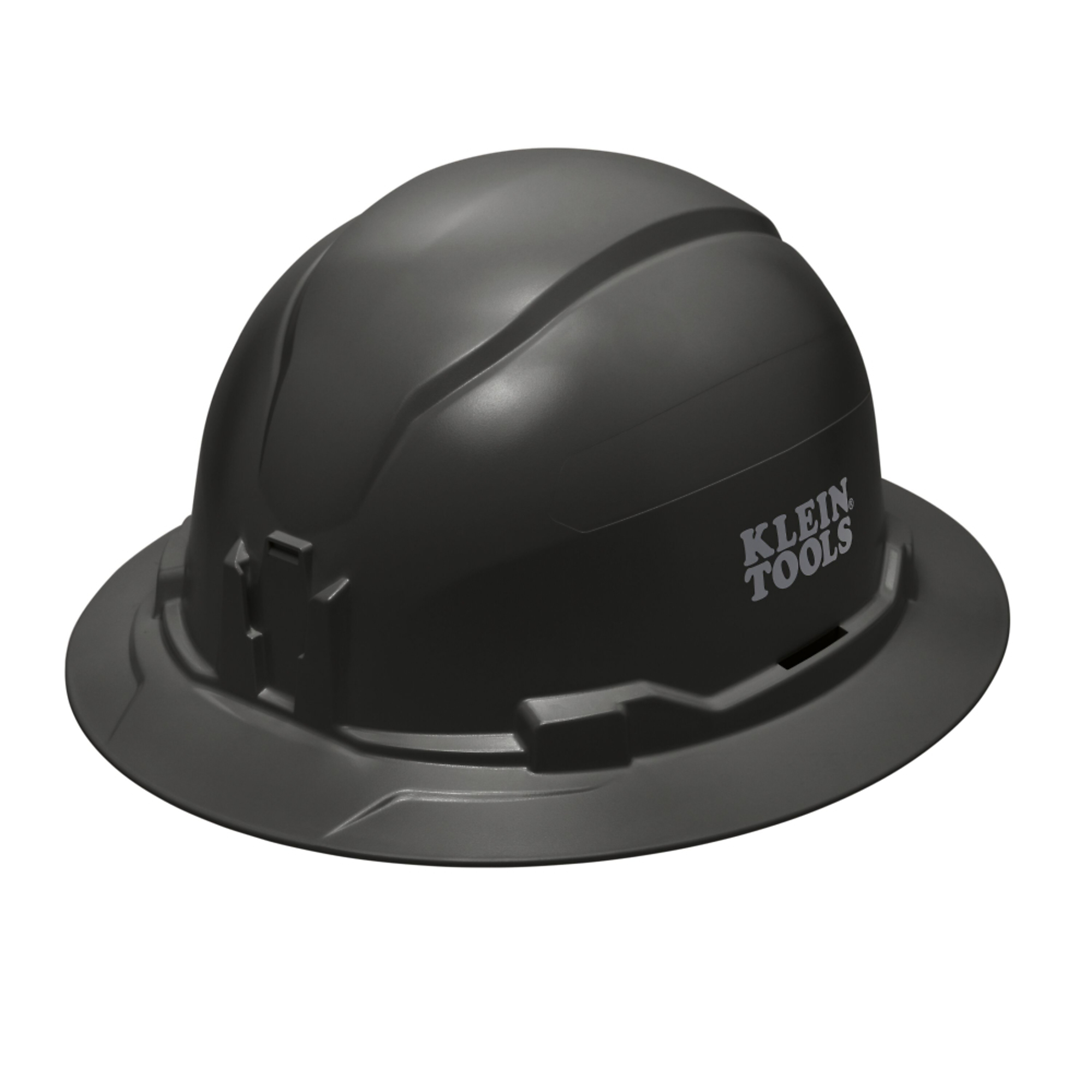 Hard Hat, Non-Vented, Full Brim Style, Black, Klein Tools Model# 60960