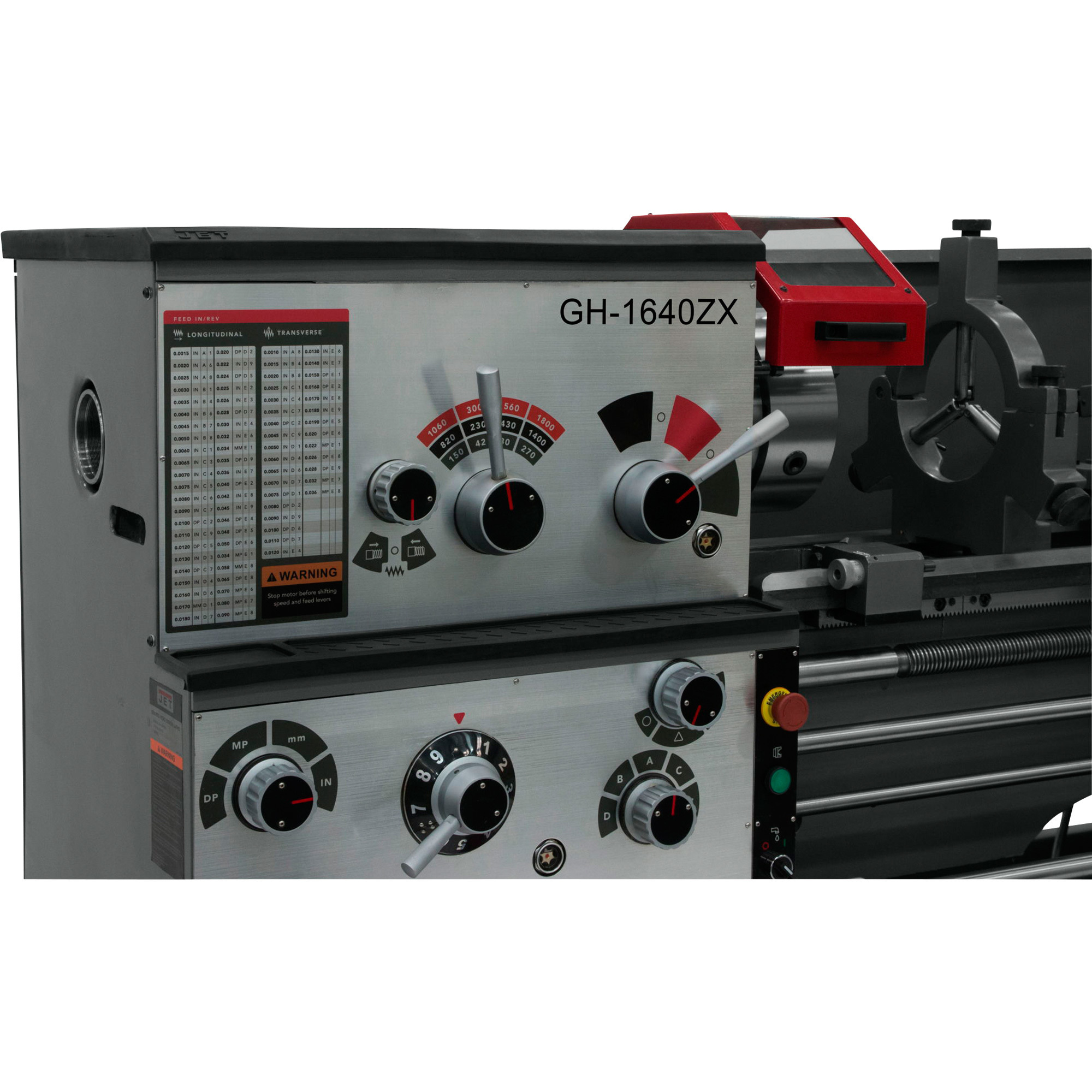 たーぼー JET ZX-Series Large Spindle Bore Lathe with Taper Attachment