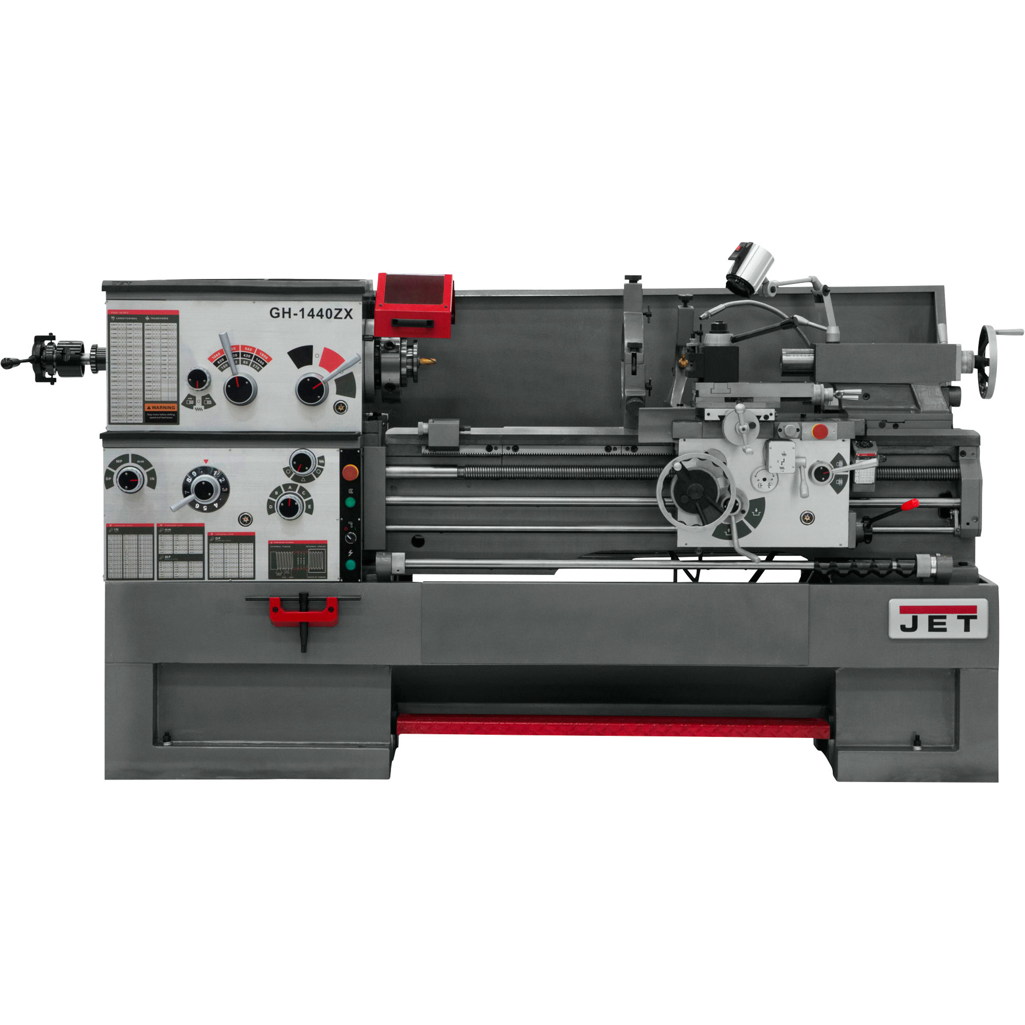JET ZX-Series Large Spindle Bore Lathe with Collet Closer, 14in. x