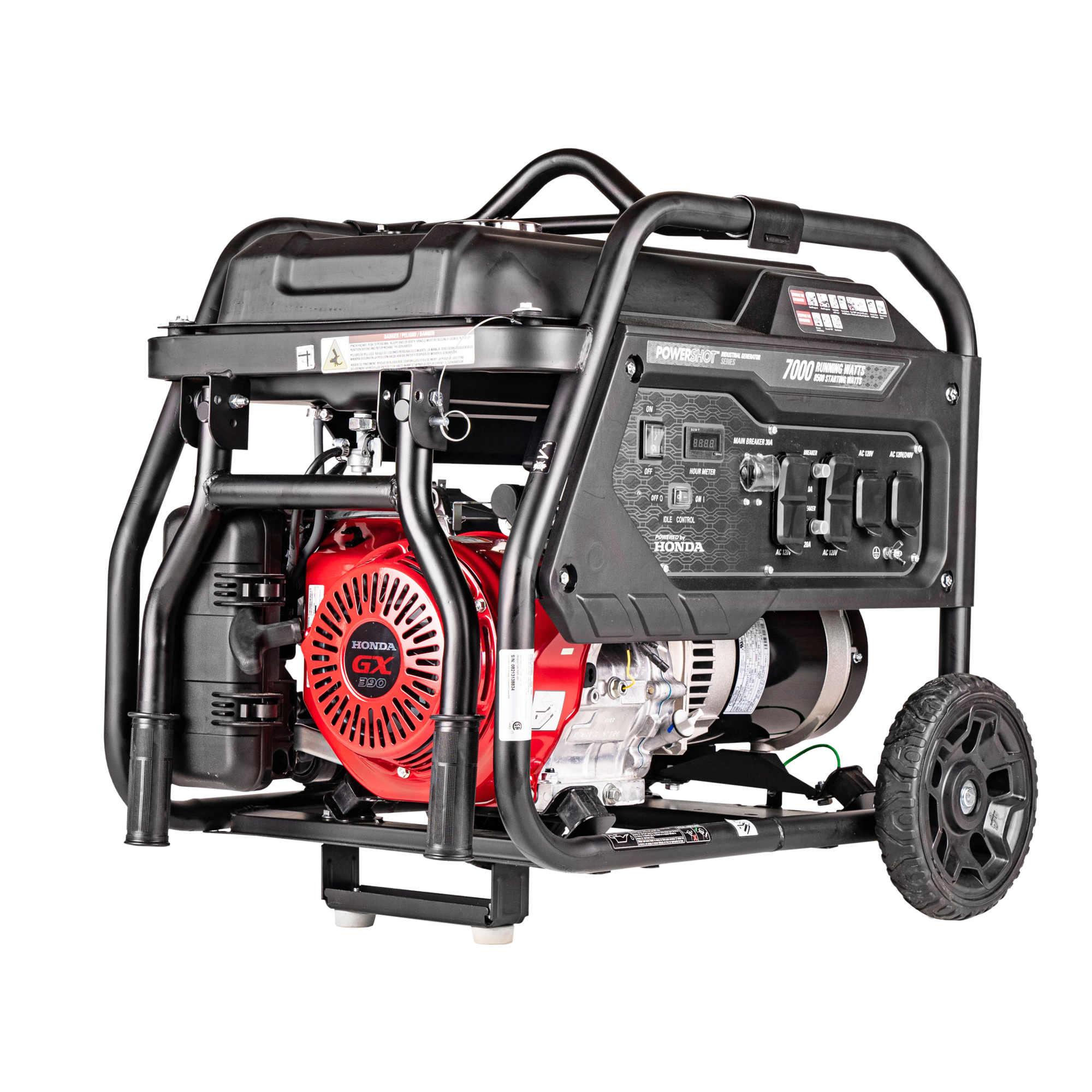 Simpson Industrial SCGH Series Generator- Honda Engine GX390, 8500 Watts, 120V/240V