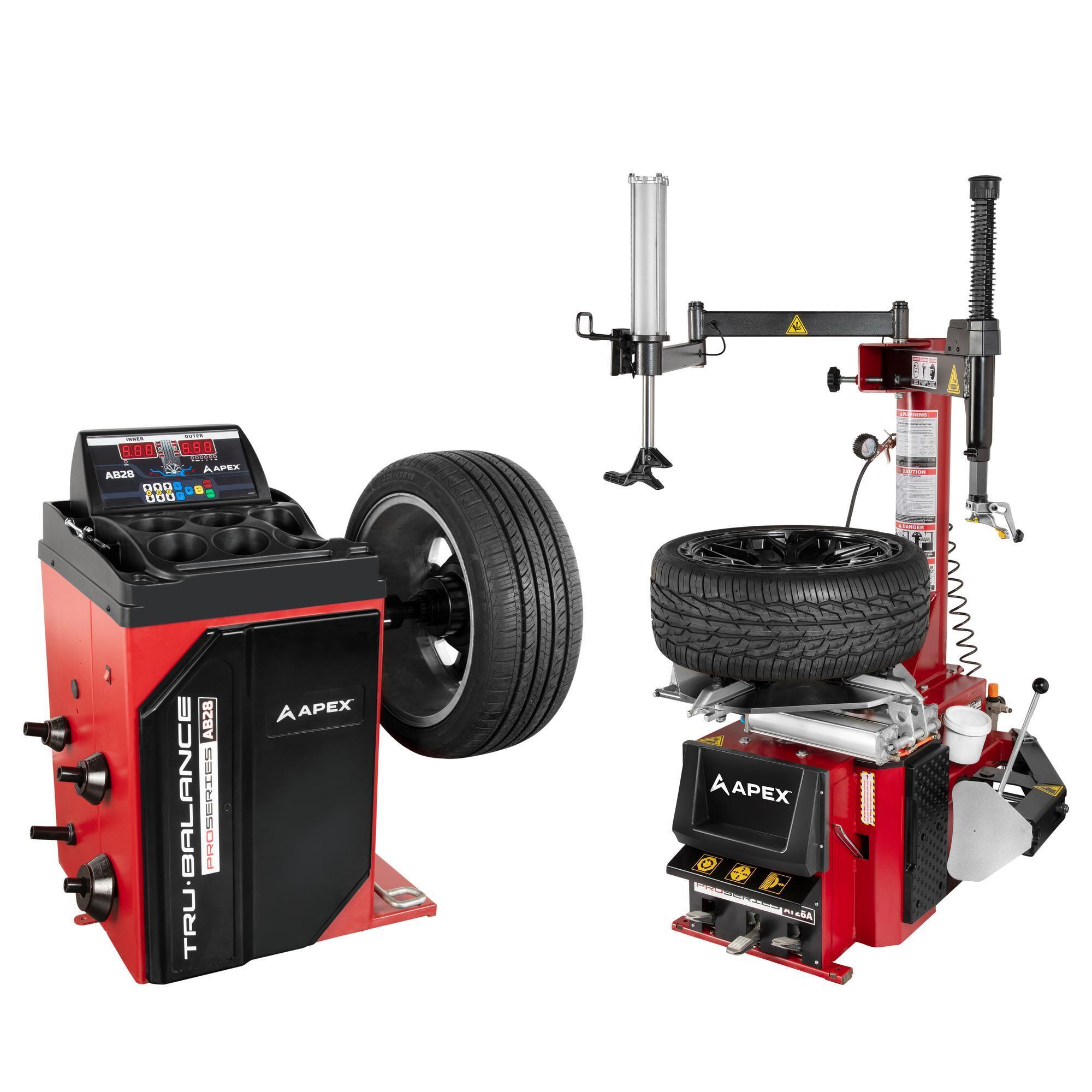 AT26A - AB28 Combo Tire Changer and Wheel Balancer