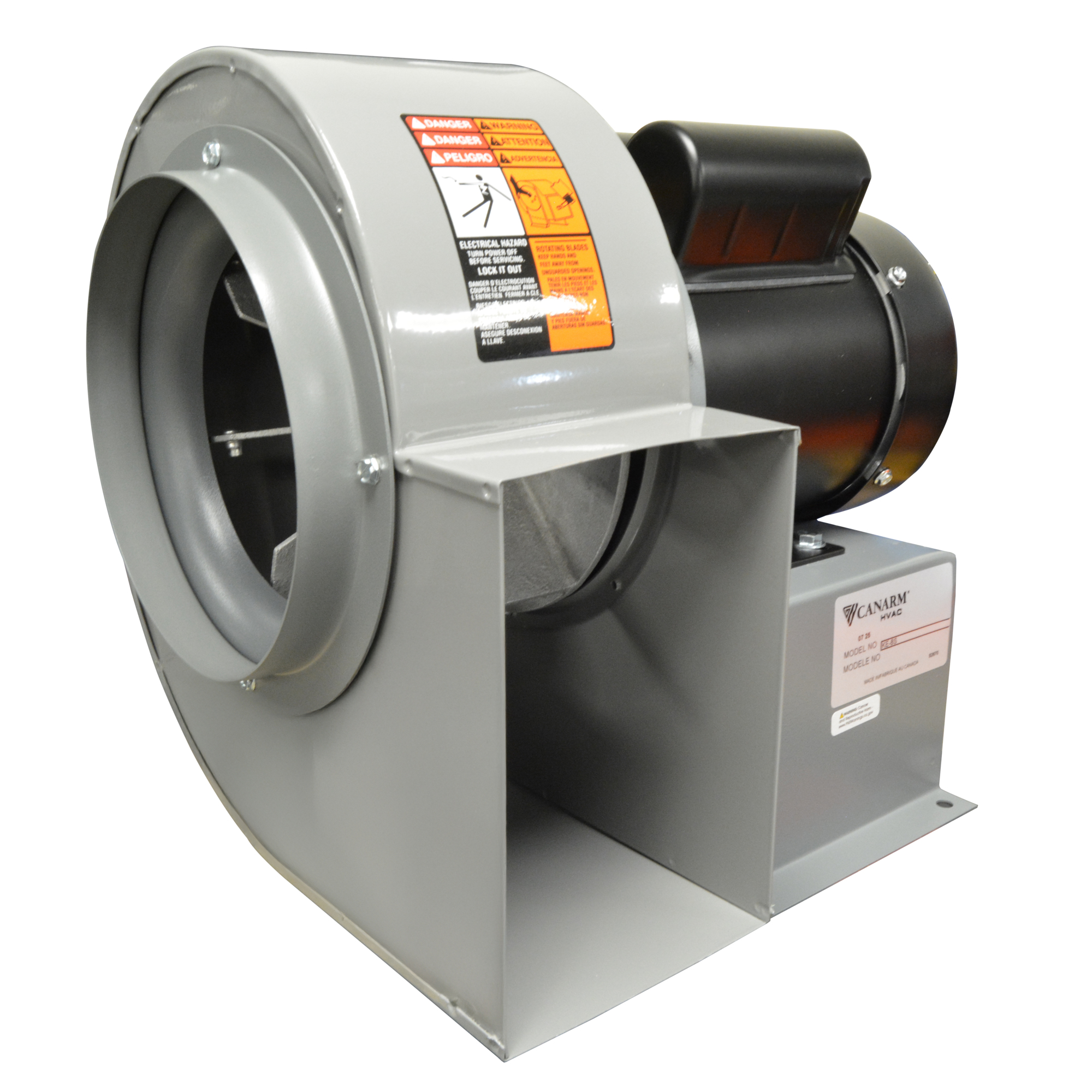 Canarm 10-7/8 Radial Blower, 3/4 HP, Model # KE-11M