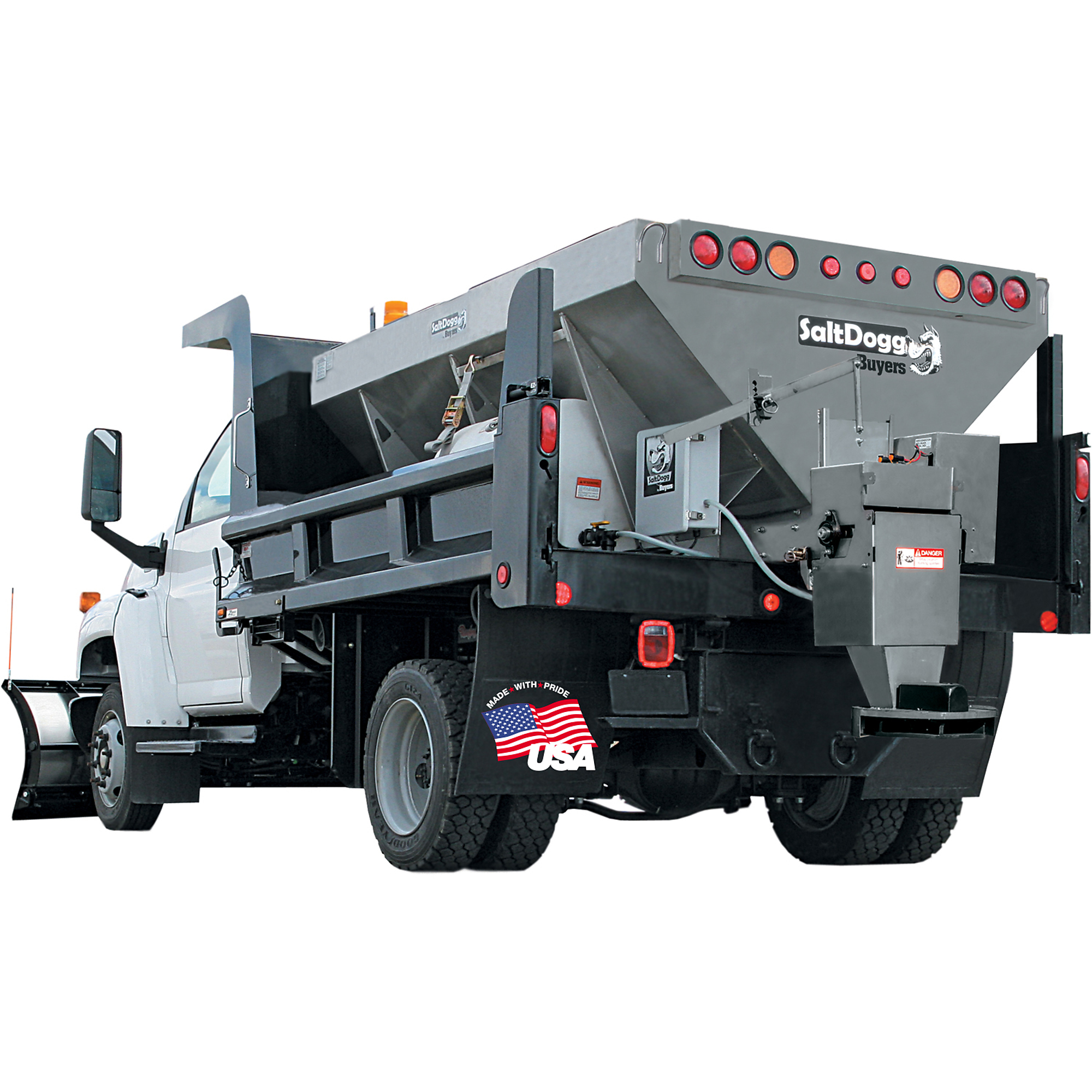 Buyers Products, SaltDogg 14709F460211 -  9 Ft. X 46 In. Electric Chain 304 Stainless Steel Spreader
