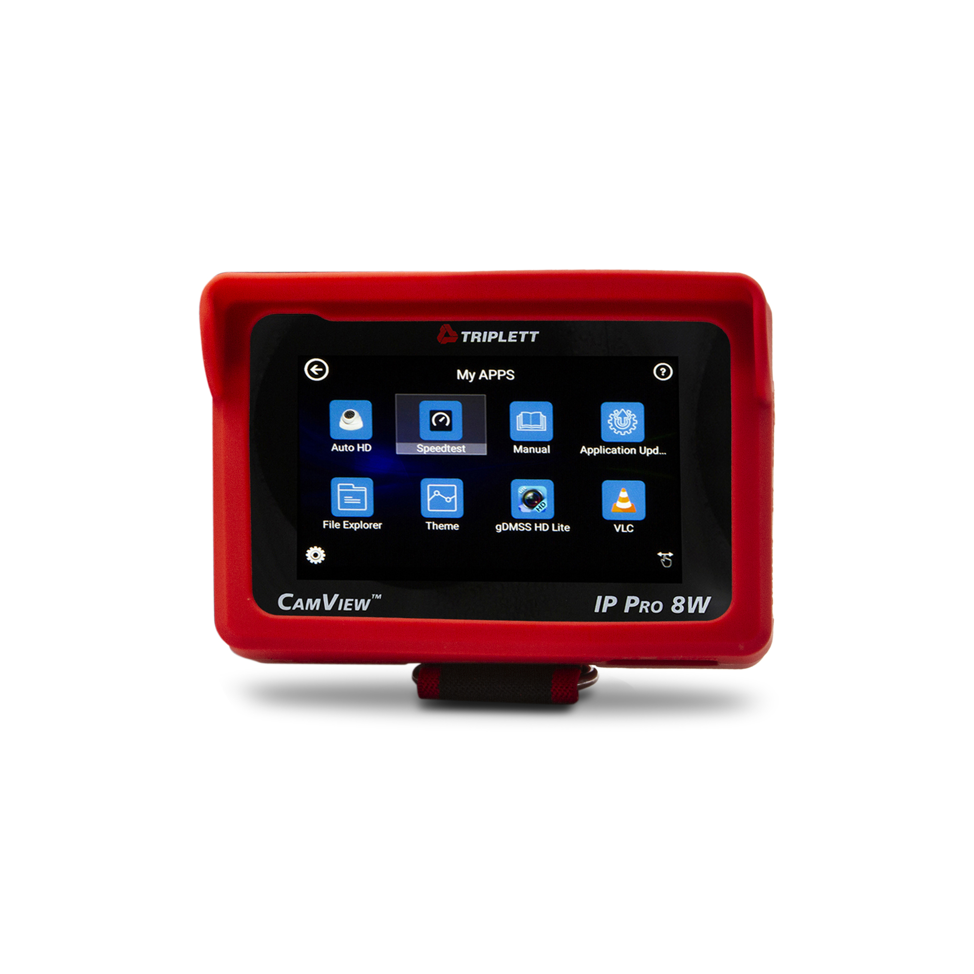 Triplett 8066 CamView IP Pro 8W CCTV Camera Tester, Wrist Mount with protective holster
