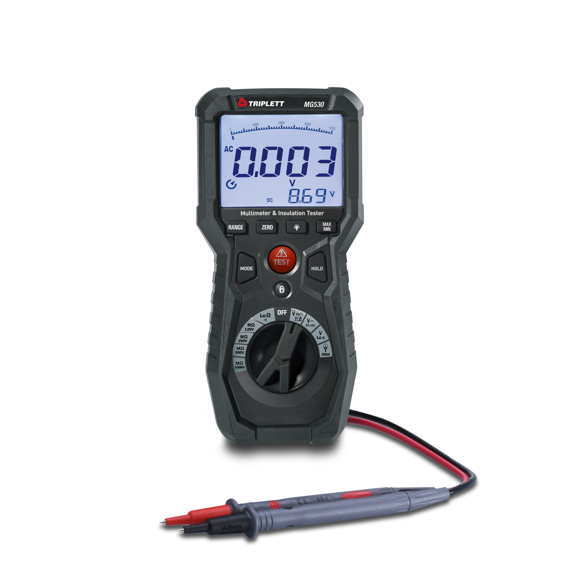 Triplett MG530 Digital Insulation Tester/Multimeter
