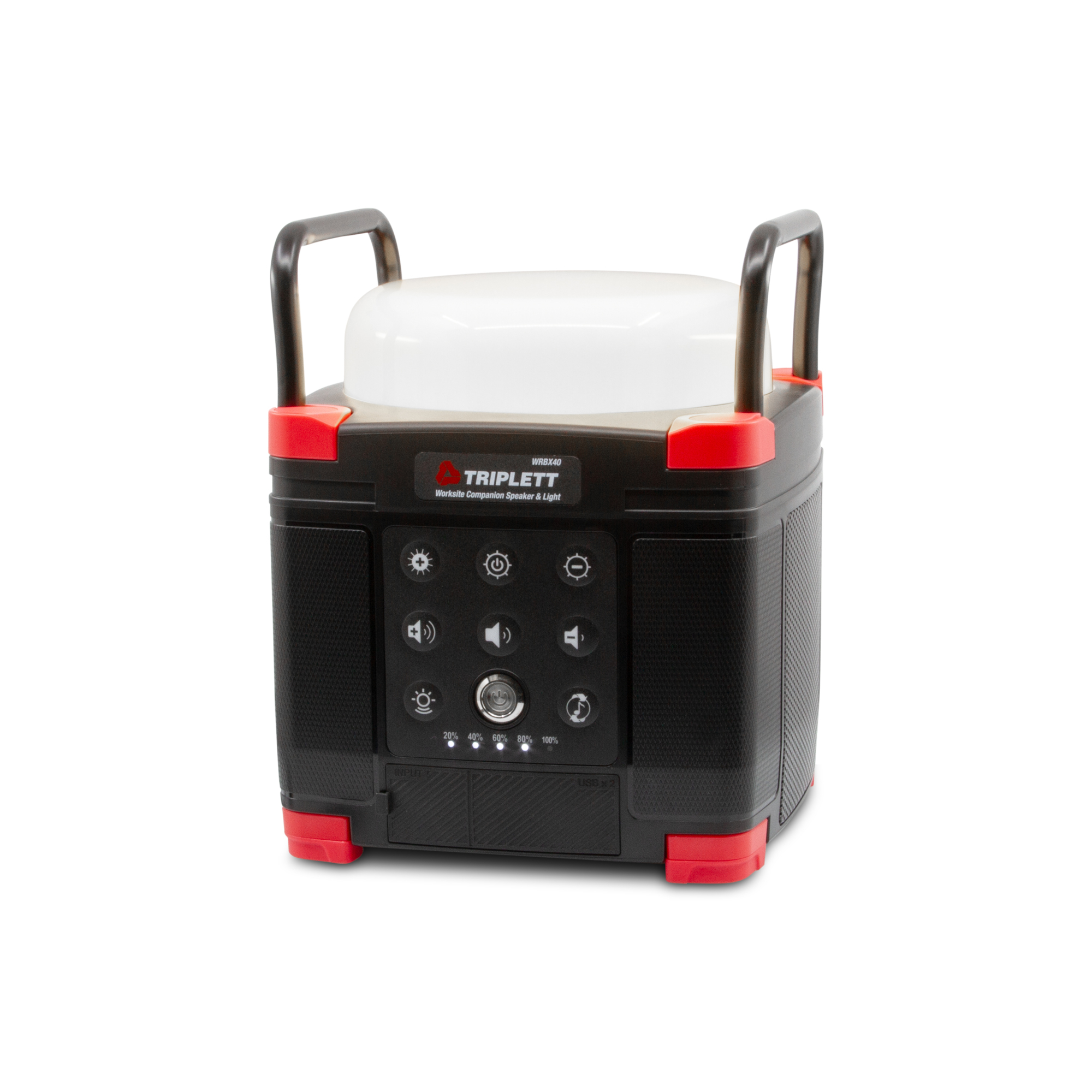 Triplett WRBX40 Worksite Companion Speaker & Light