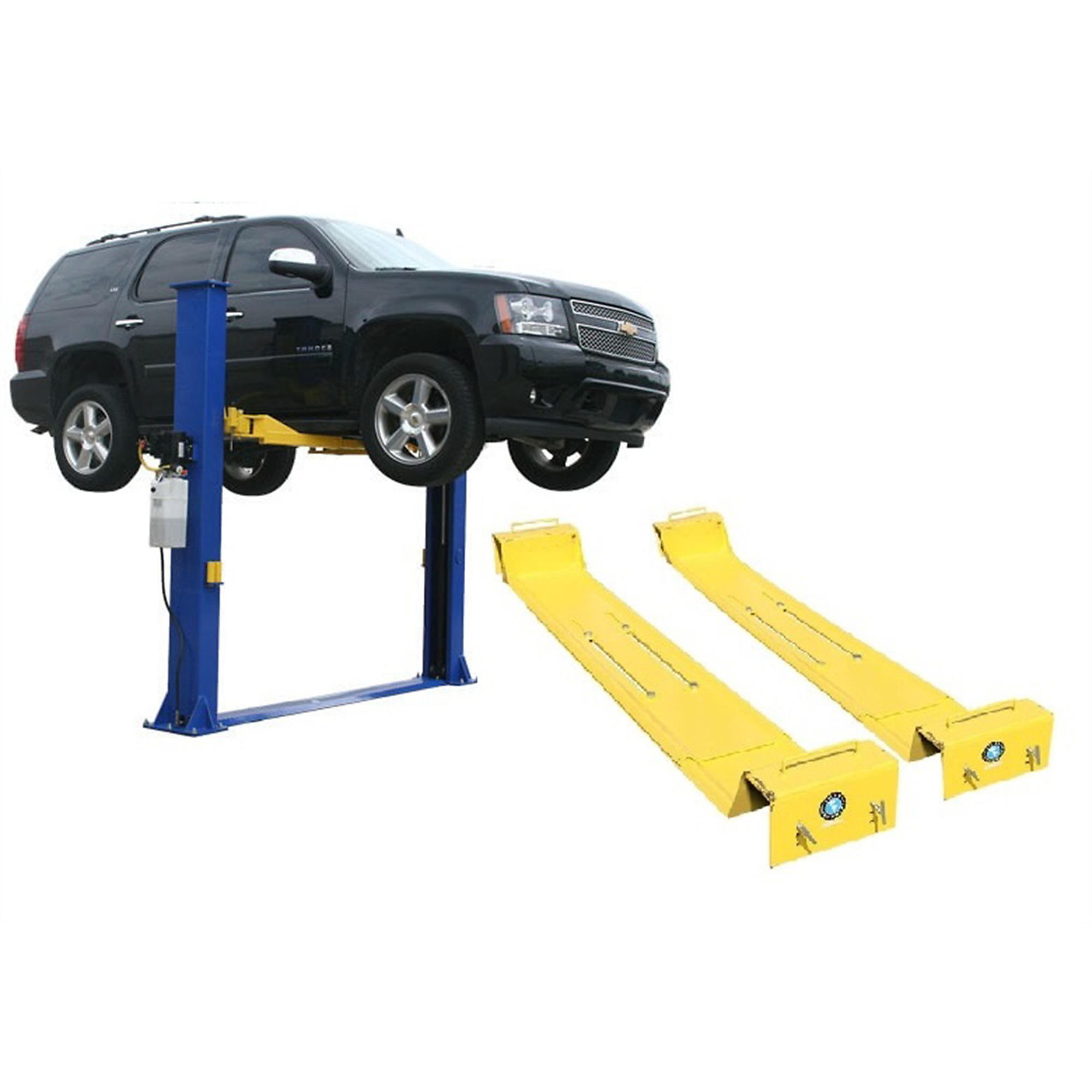 Atlas Automotive Equipment 9KBPX Lift + Lawnmower Adapter Combo