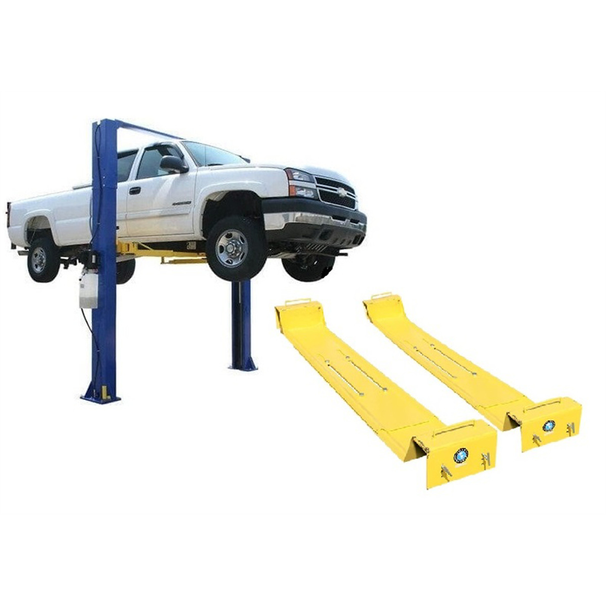 Atlas Automotive Equipment 9KOHX Automotive Lift with Lawnmower Adapter Combo, Model# ATEXH-9KOHX-COMBO-FPD