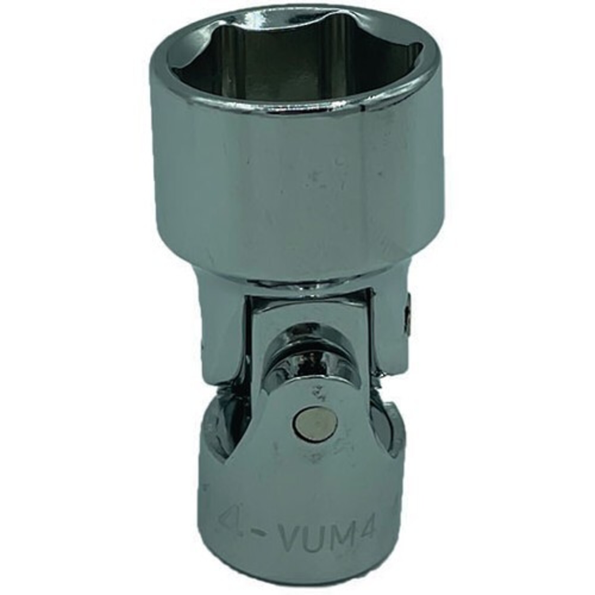 VIM Tools Universal Joint Shallow Chrome Socket — 8mm, 1/4in. Drive, Model# VIMVUM408