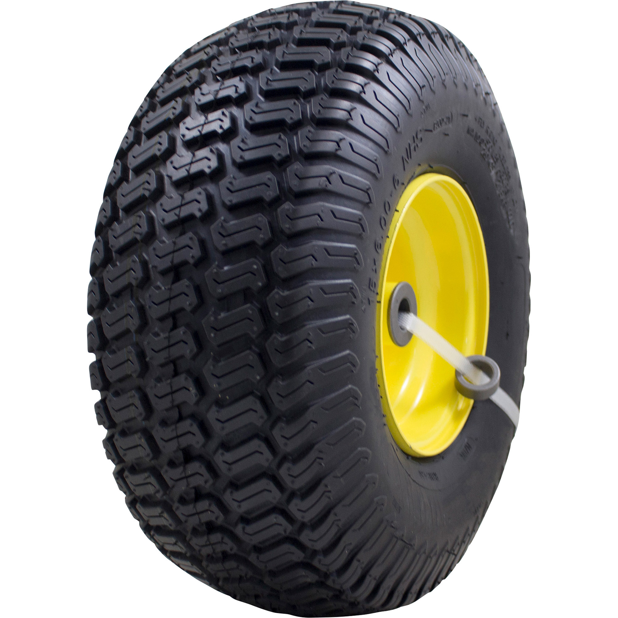 Lawn mower discount tire with rim