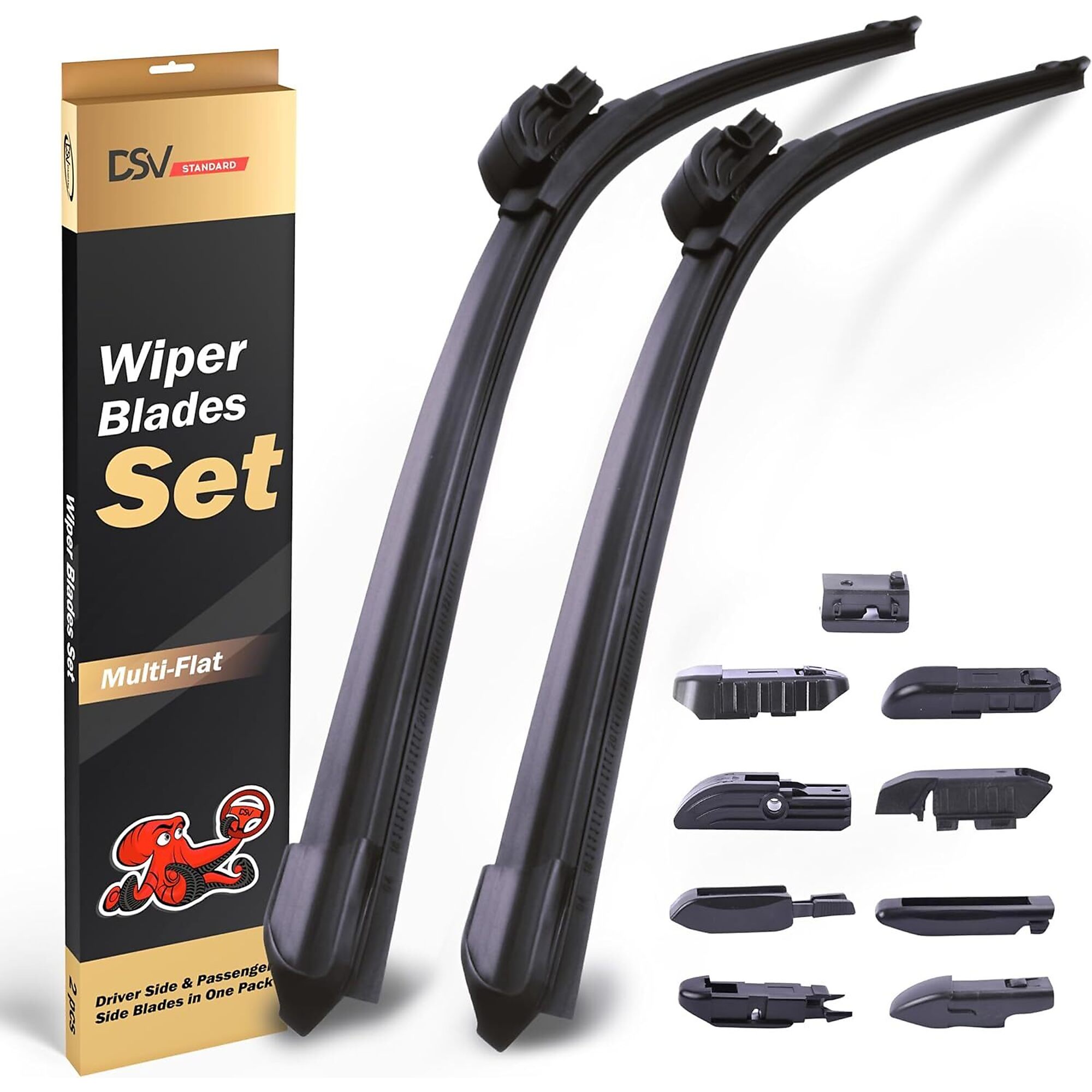 DSV Standard M/F Wiper Blades Set 26/26",Model# DSV-255.26.26