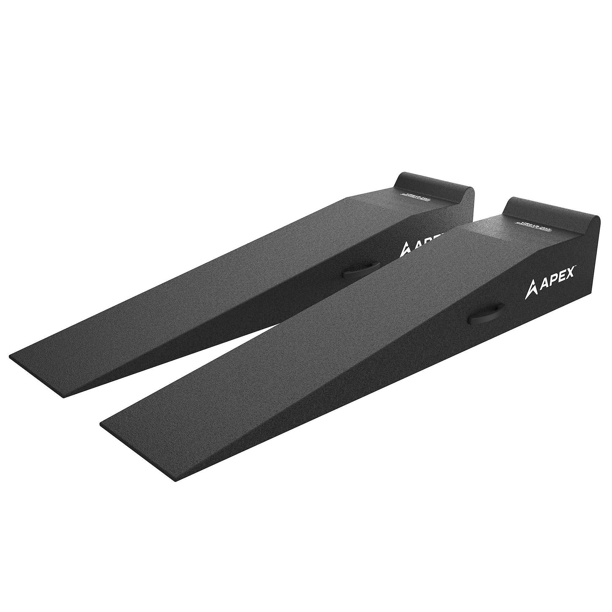AR-610-95-GR 72" Lightweight Foam Garage Ramp Kit 10" Lift 9.5° Approach Angle Set of 2