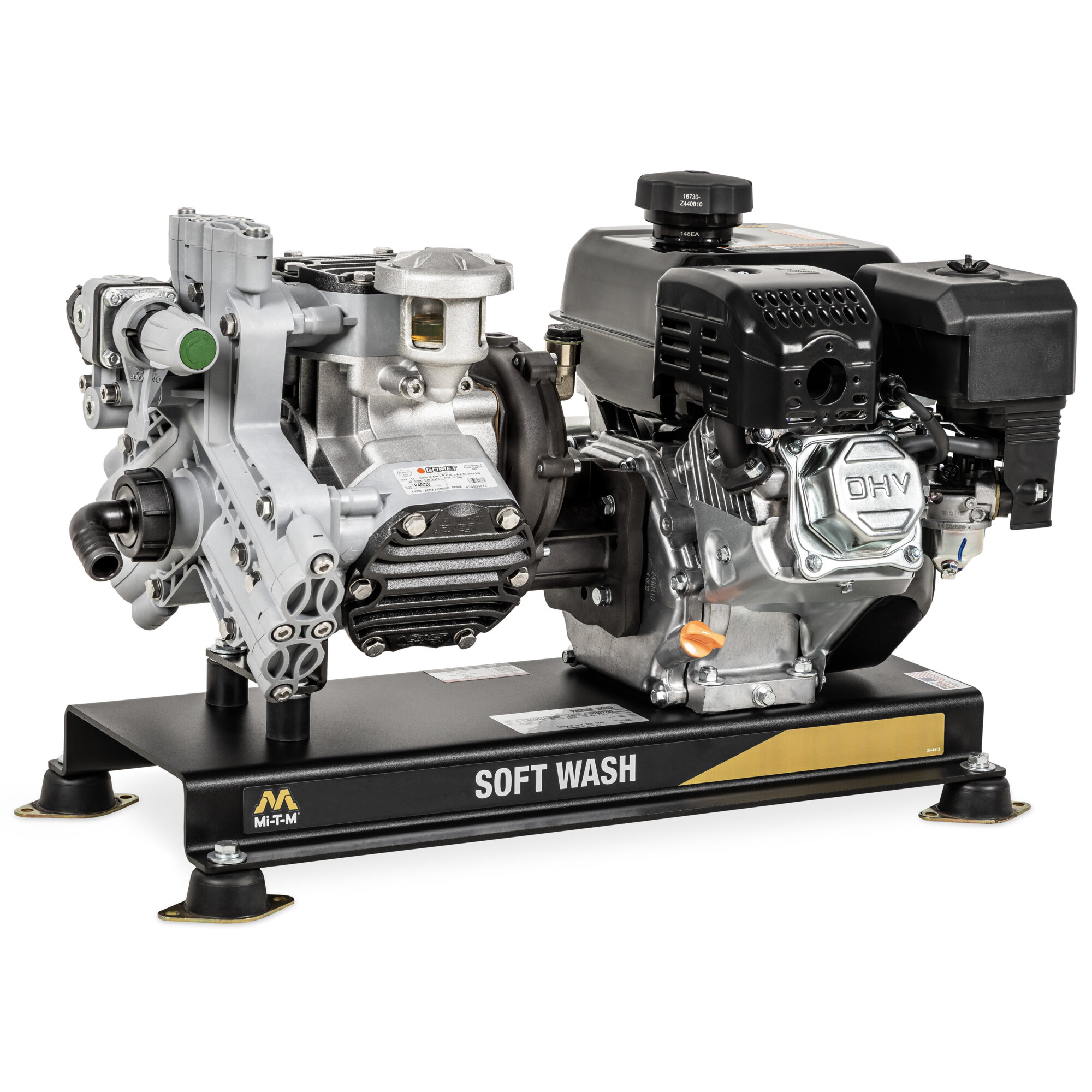 Mi-T-M CSW Soft Wash Series Gasoline Direct Drive Pressure Washer — Comet Diaphragm Pump, OHV Engine, Model# CSW-0311-0MCME