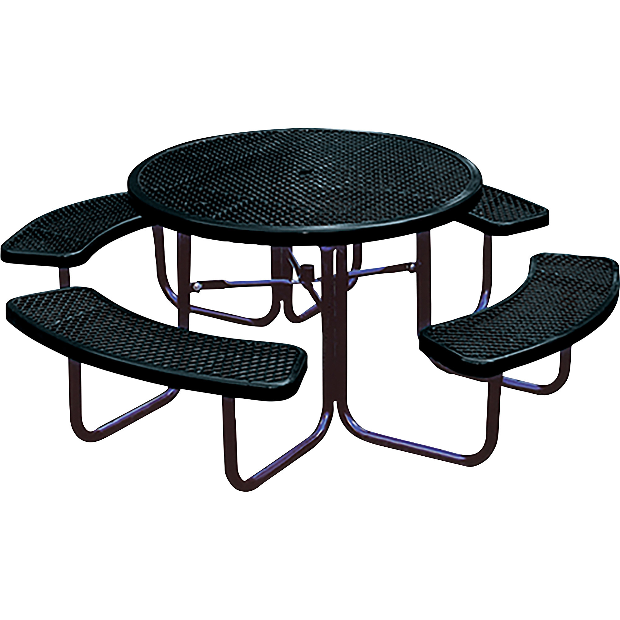 UltraSite Round Table, 46in. Dia., Black, Model# 358-RDV-BLK