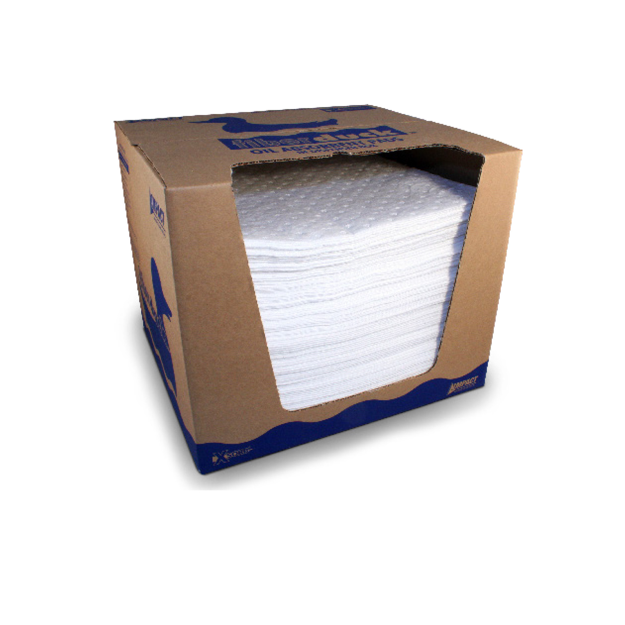 FiberDuck Light-weight Oil-Only Pads in Box, 200/Box, PPSB6D