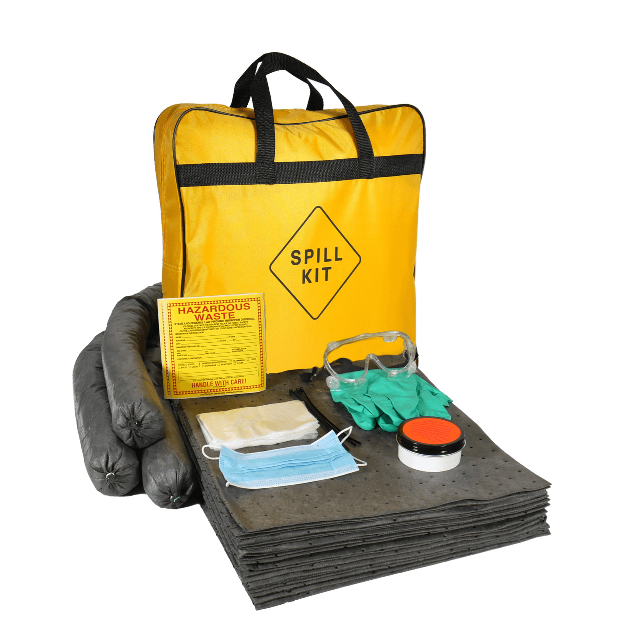 Truck and Vehicle Spill Kit, High Absorbency Recycled Pads in Cloth Bag, 2/cs, RPKBU300-2