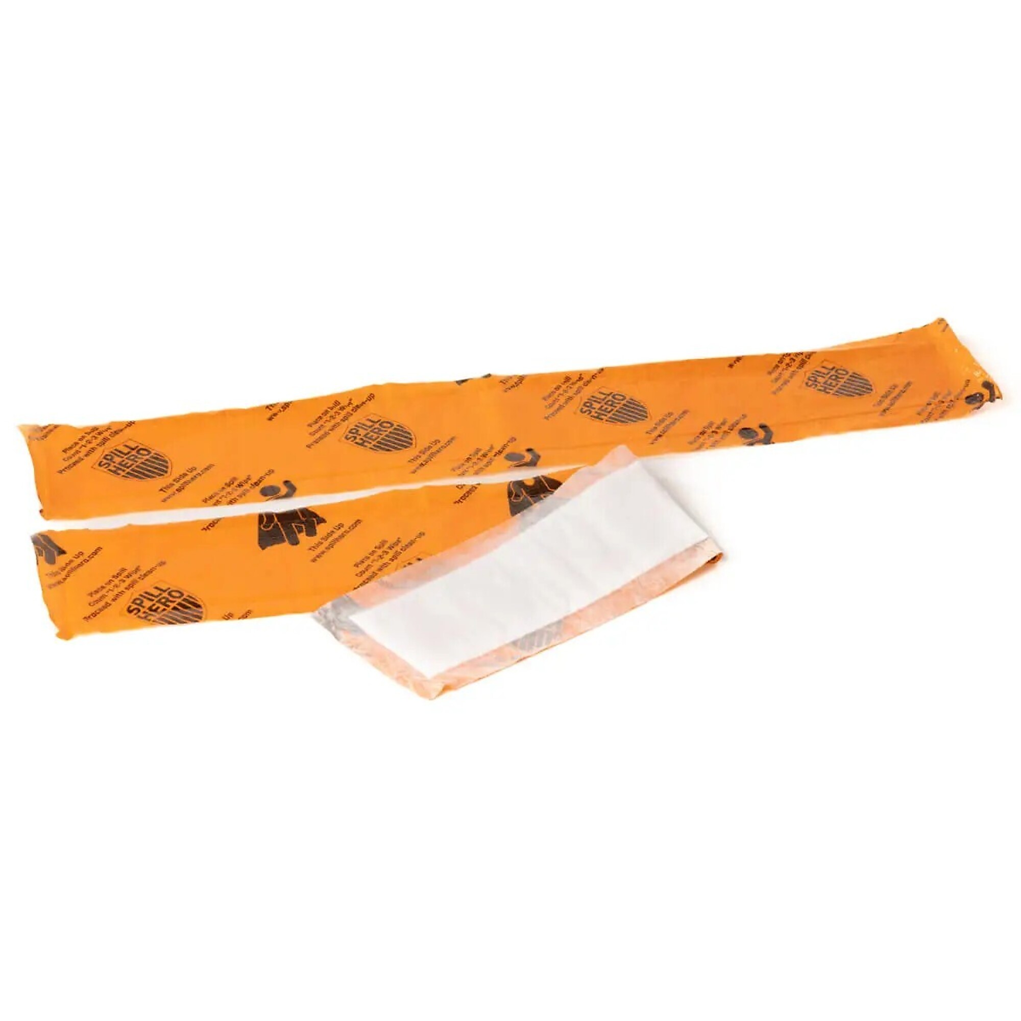 Spill Hero SpillMate Absorbent Floor Strips, Case of 400, Model# PQHPPS-400