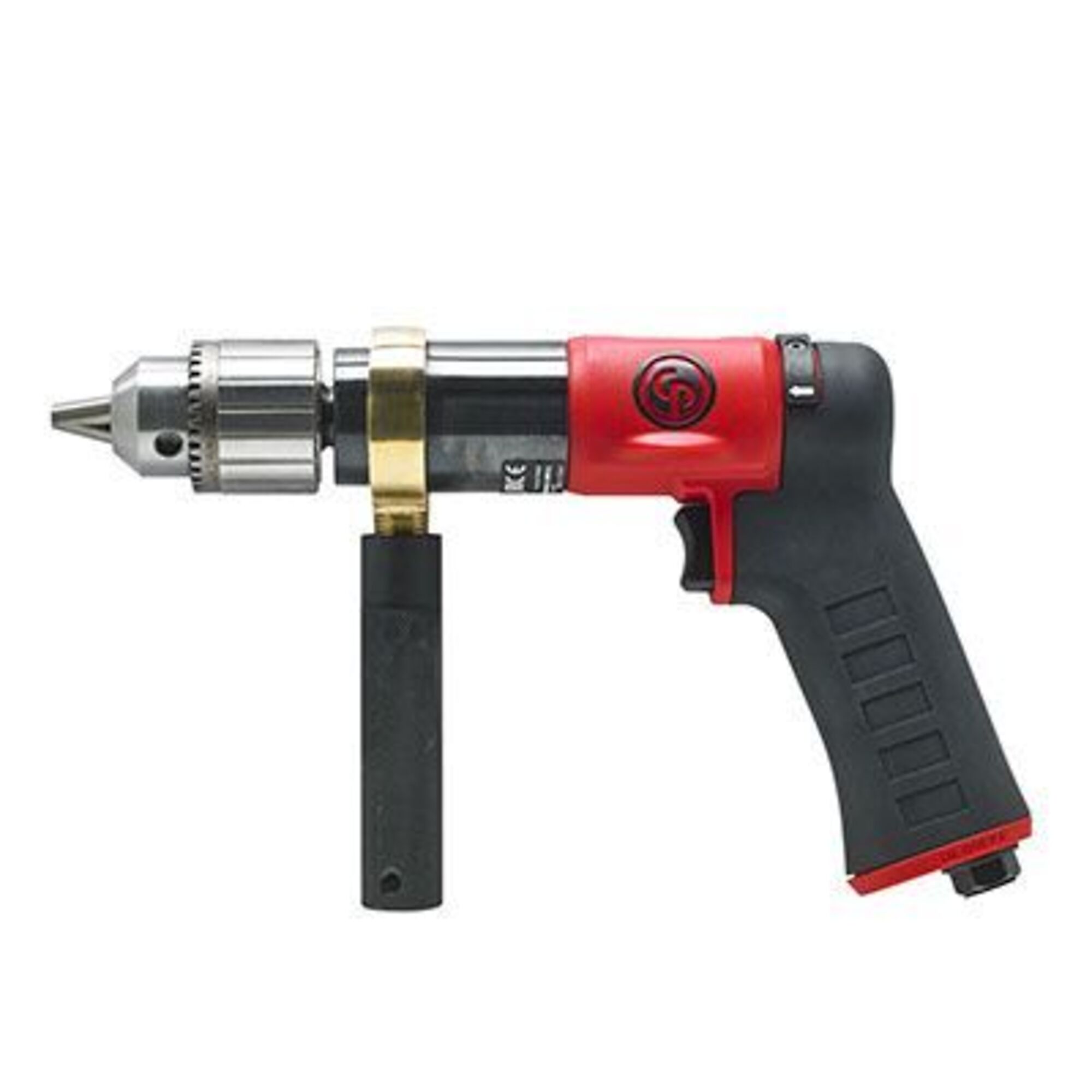 Chicago Pneumatic CP9789C - Air Drill, 1/2 in, Keyed, Reversible, 1/4 in NPT, 0.47 HP, Torque 10.3 ft.lb, 840 RPM