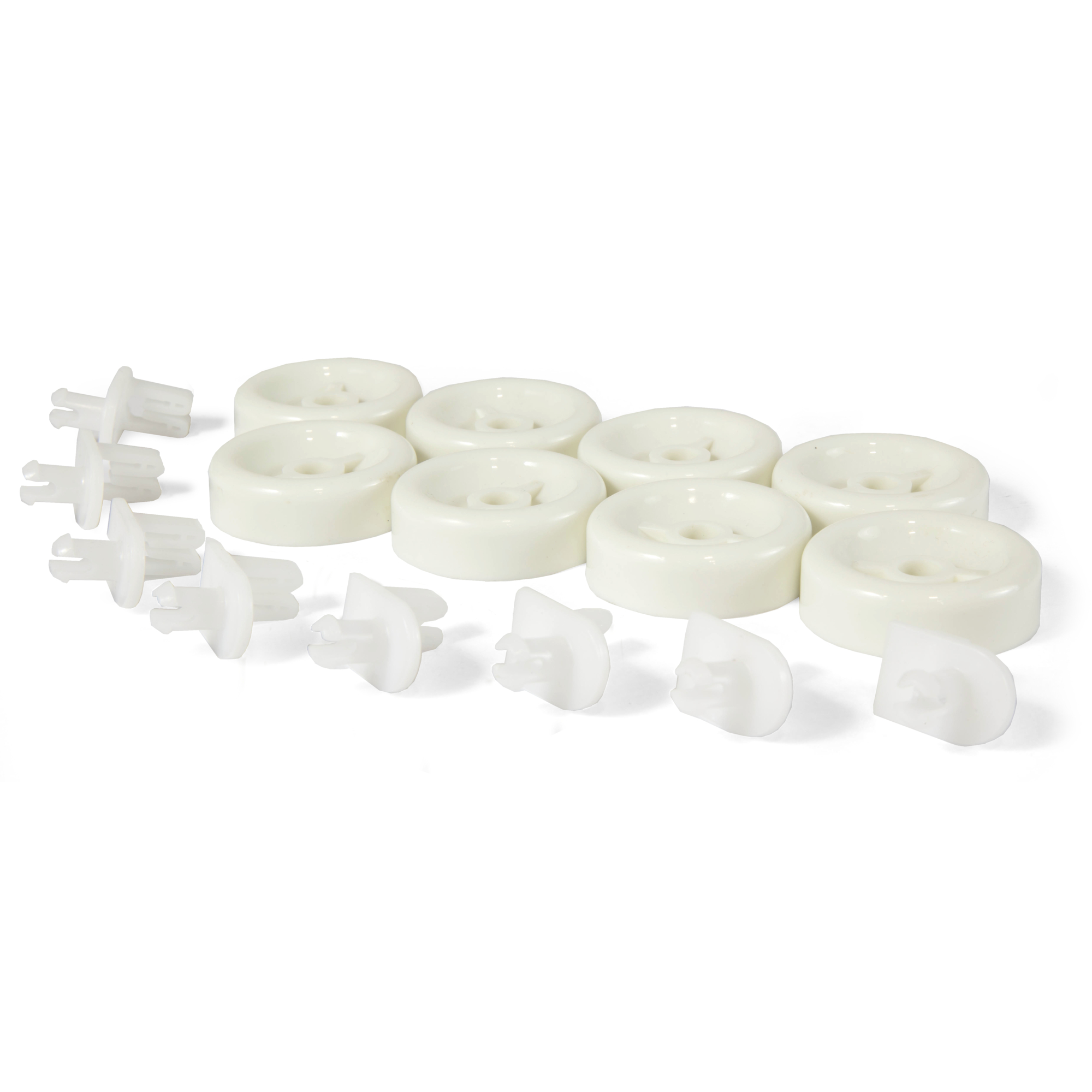 WEN Q-K0005 Dishwasher Dish Rack Roller Kit, 8 Pack (OEM part number WD35X21038)