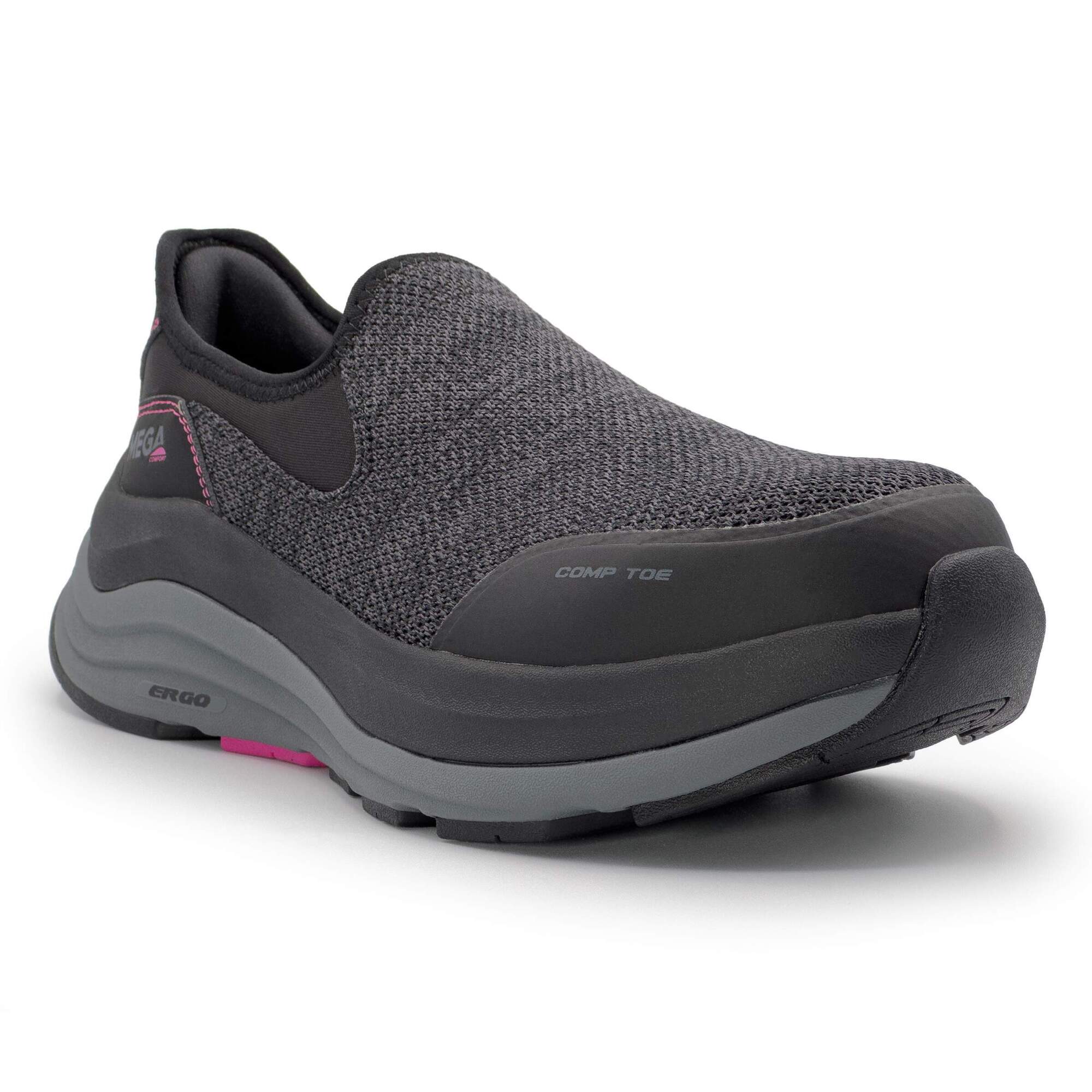 MEGA Comfort CT Toe Shoe Womens BLK SZ:9B