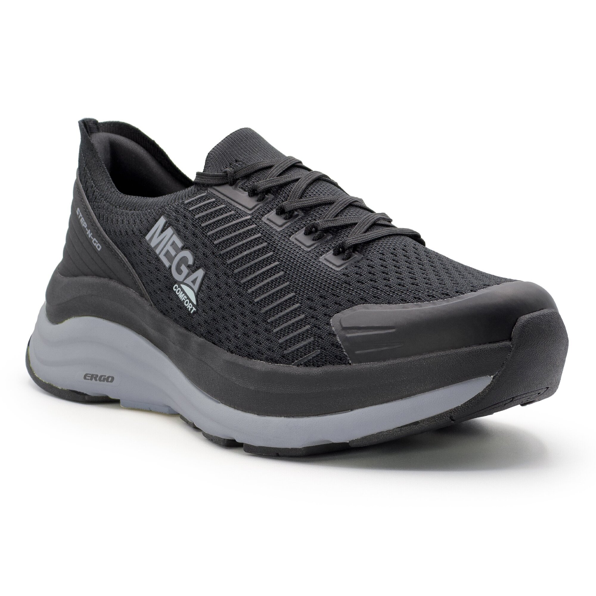MEGA Comfort CT Toe Shoe Womens BLK SZ:9D
