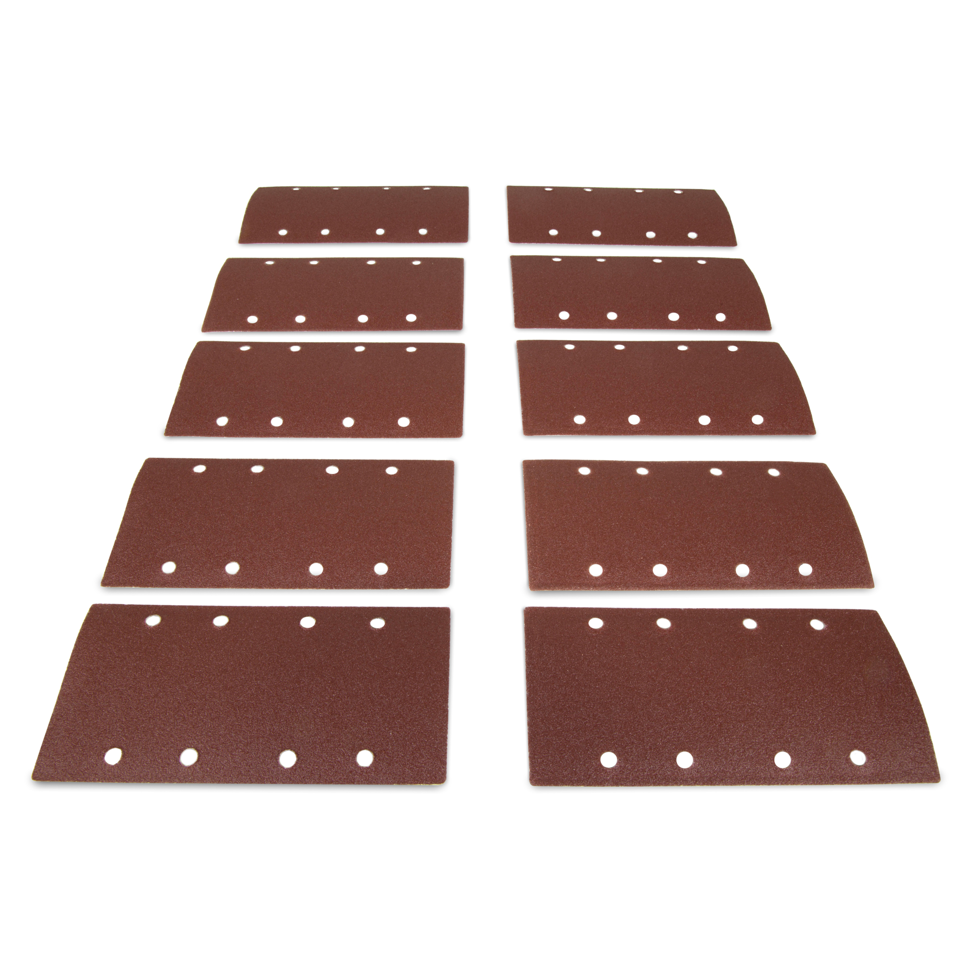 WEN 6313SP240 Electric 1/3 Sheet Sander 240-Grit Hook and Loop Sandpaper (10-Pack)