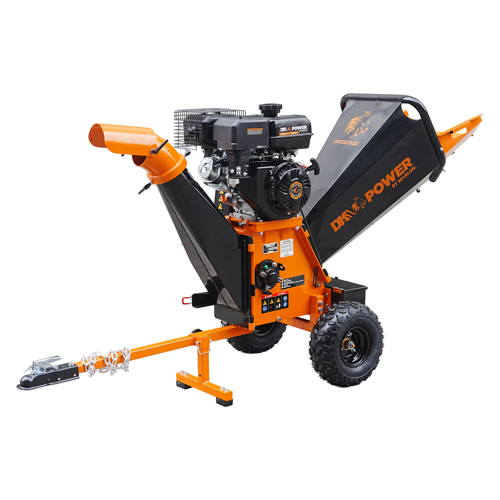 DK2 POWER by Marlon V2 Series 5-Inch 15 HP 420 cc Kinetic Chipper