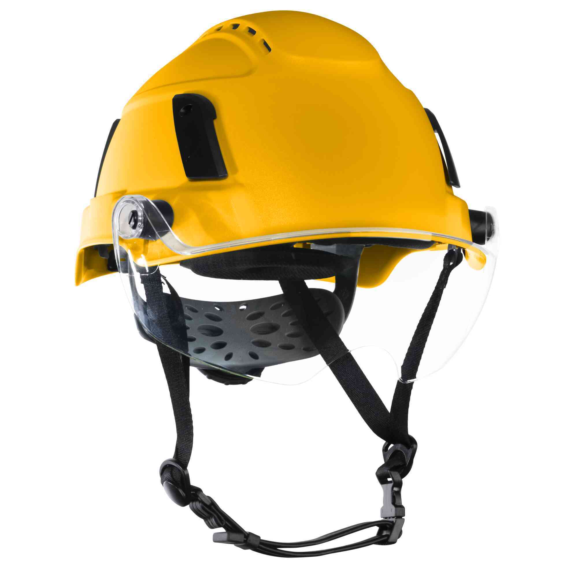 Jackson Safety - Safety Helmet - XS2-550V Series - Type 2+ - Vented - With Flip-Up Visor - Yellow - Model # 22171