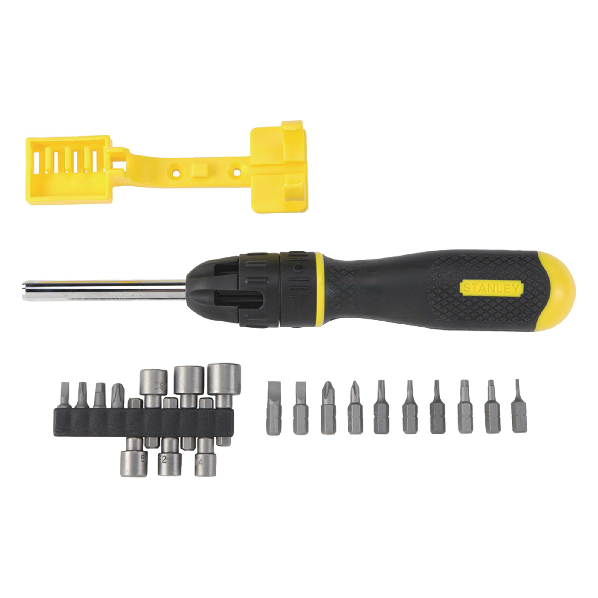 STANLEY® 20-Piece Multi-Bit Ratcheting Screwdriver Set, 62-574