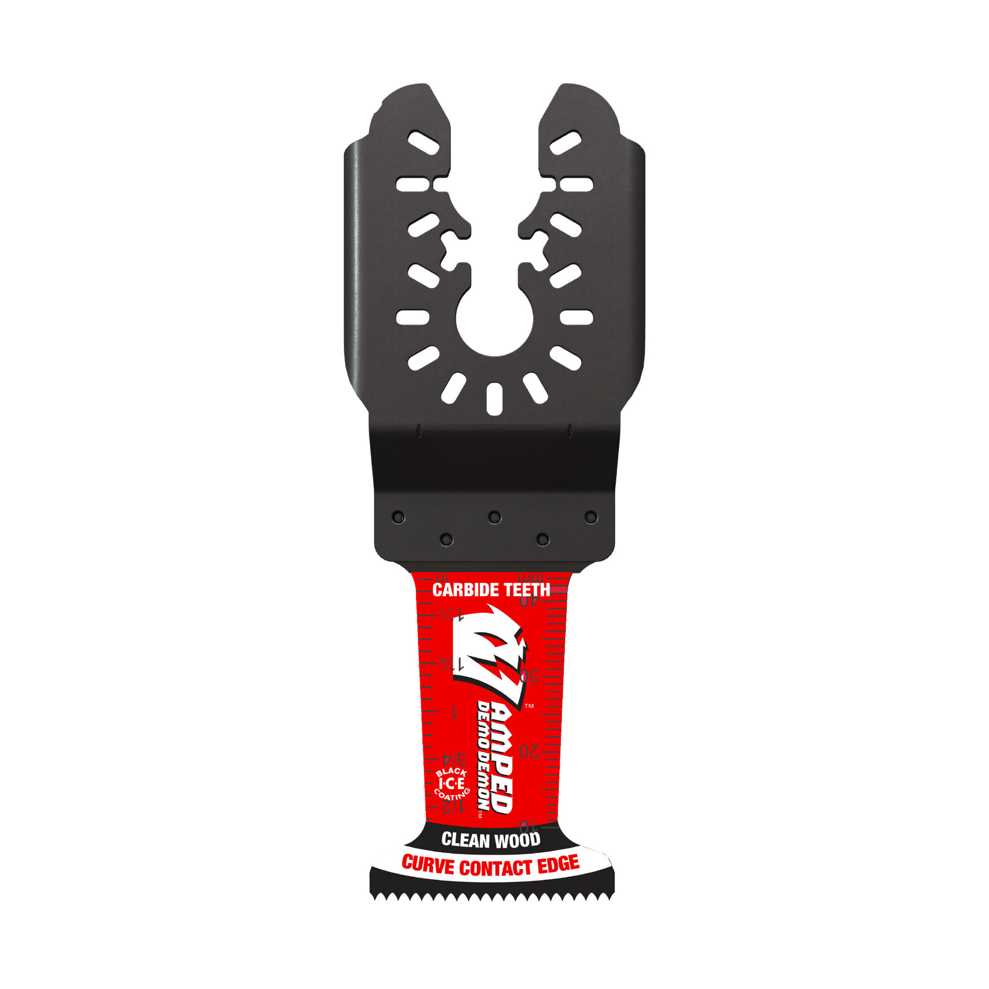 Diablo, AMPED™ Demo Demon™ Universal Fit Carbide Teeth Oscillating Blade for Clean Wood (3-pk), 1-1/4”(w) x 1-3/4”(d), DOU125JCW3