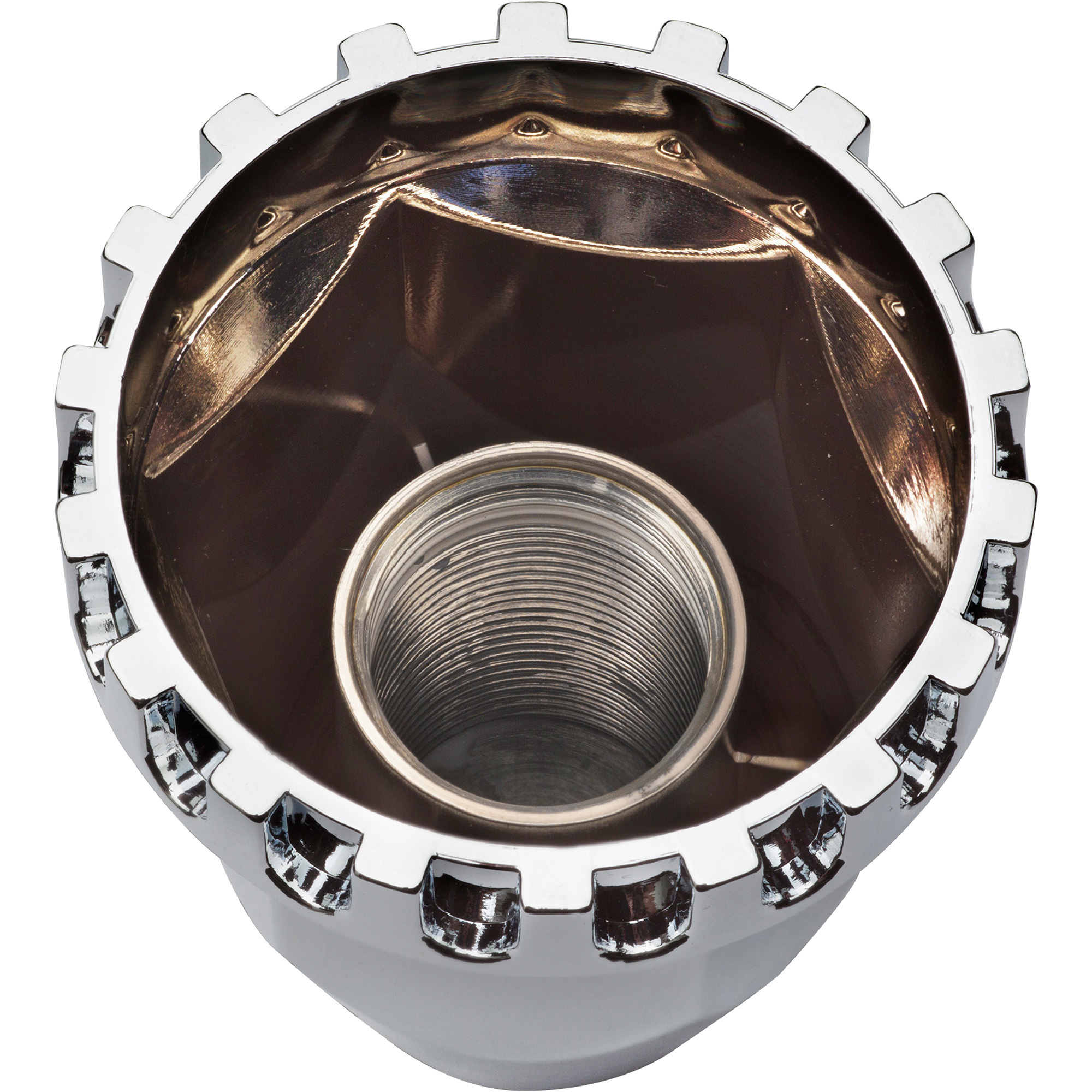 Roadmaster ABS Chrome ScrewOn Lug Nut Covers, Set of 60, 33mm x 2 3