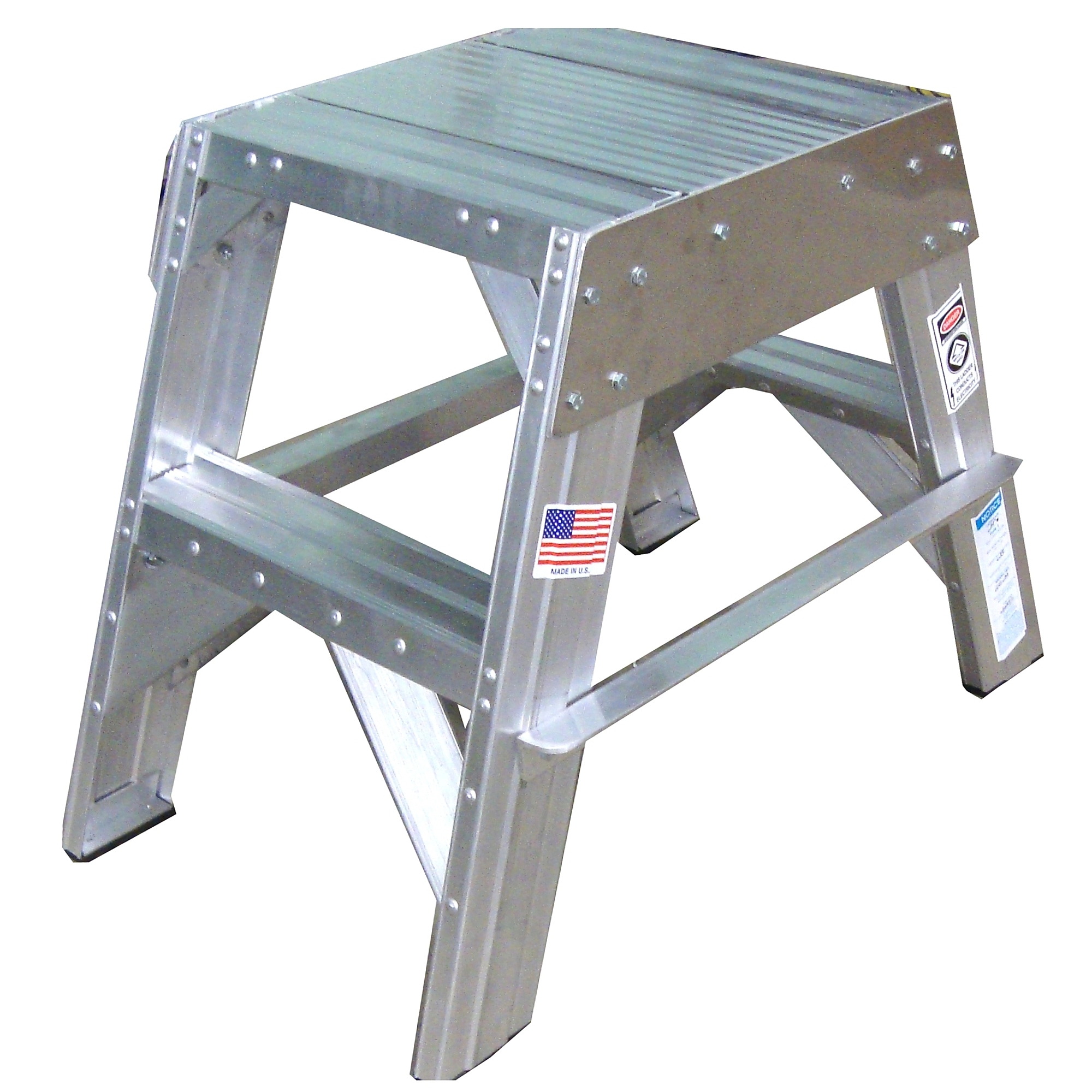 Metallic Ladder Work Stand — 20in., Cast Feet, Type 1A, 300-Lb. Rating, Model# LADDERS:WS-20-C